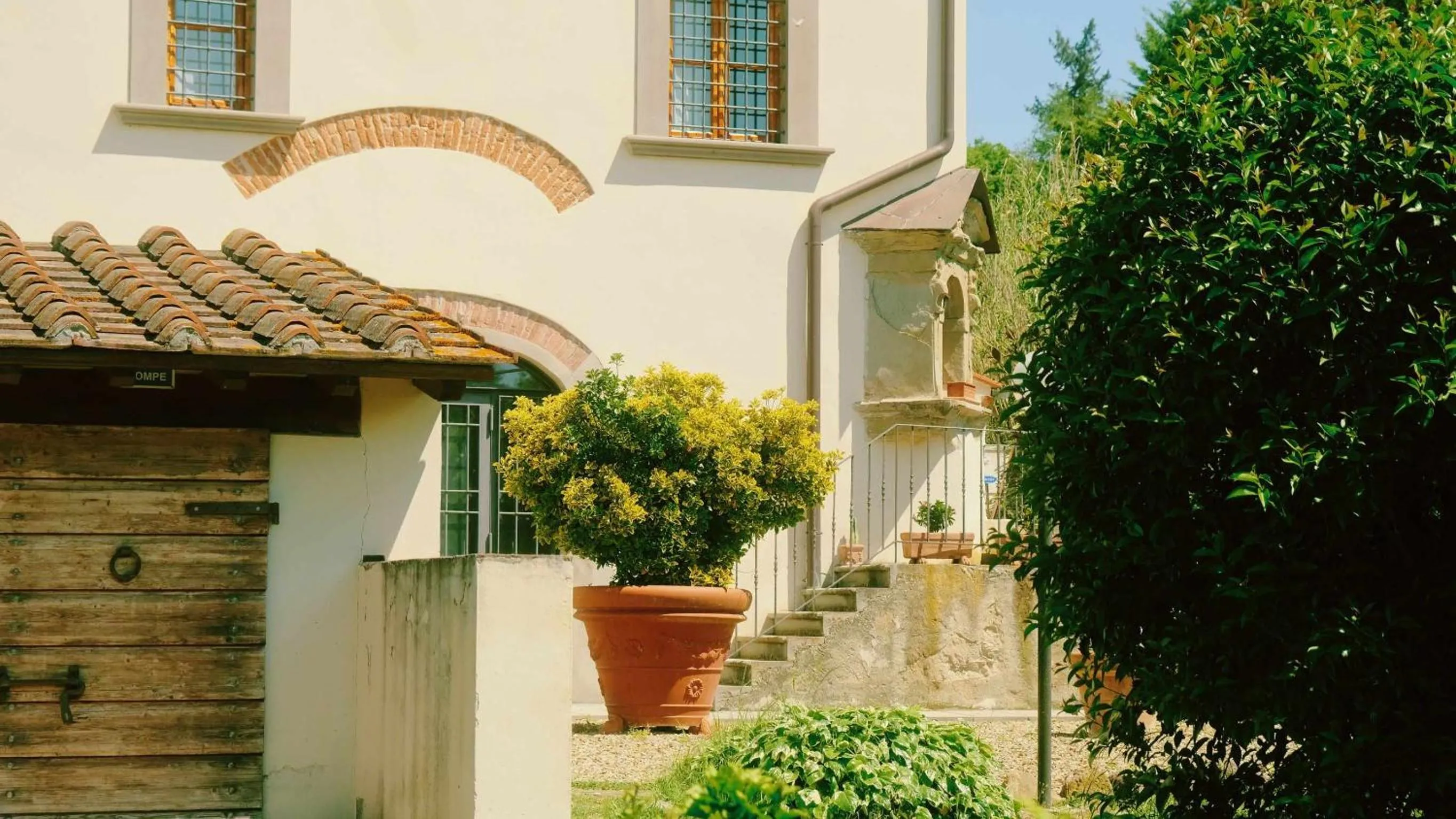 Garden view in Il Frantoio delle Grazie