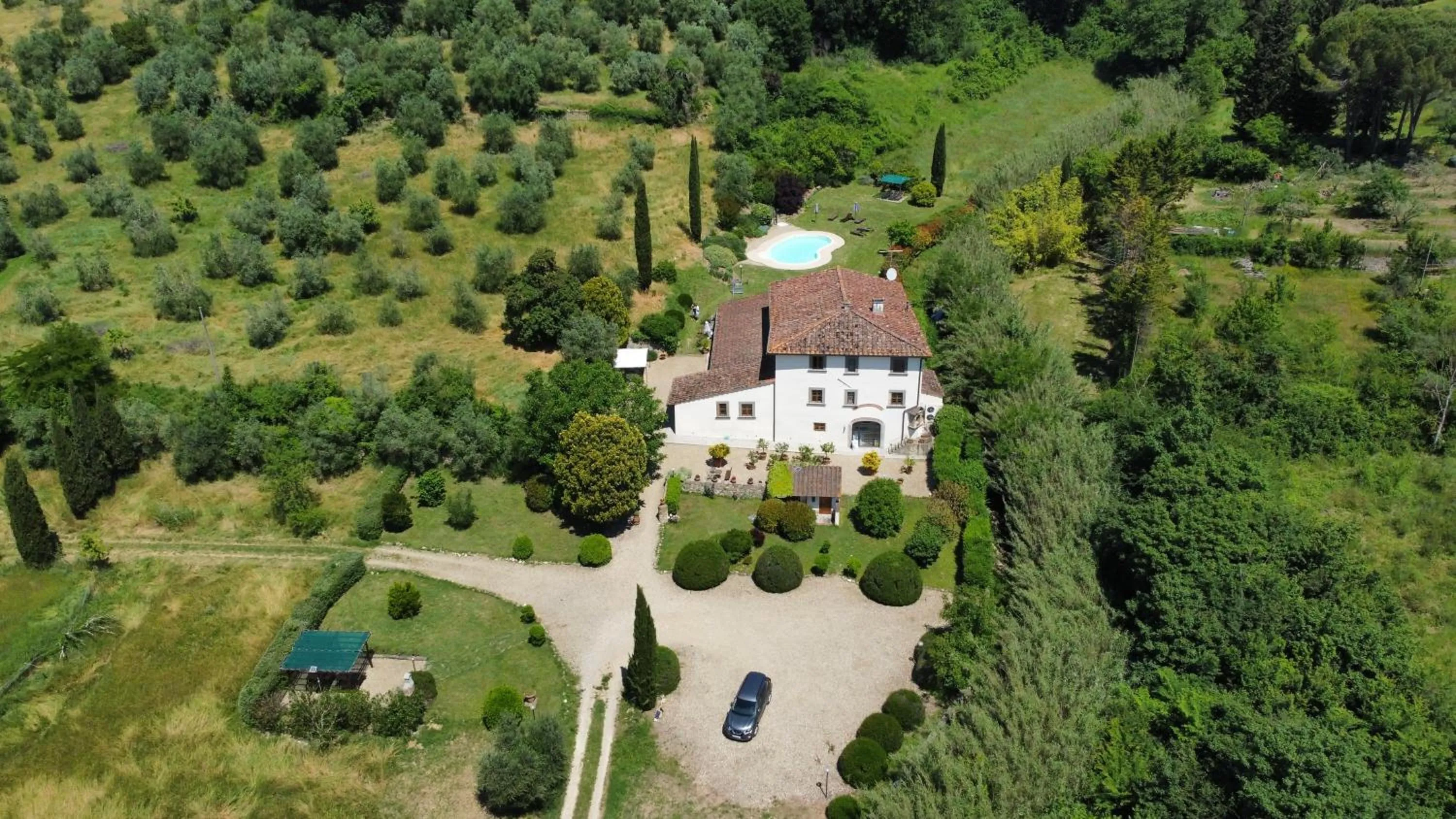 Bird's eye view in Il Frantoio delle Grazie