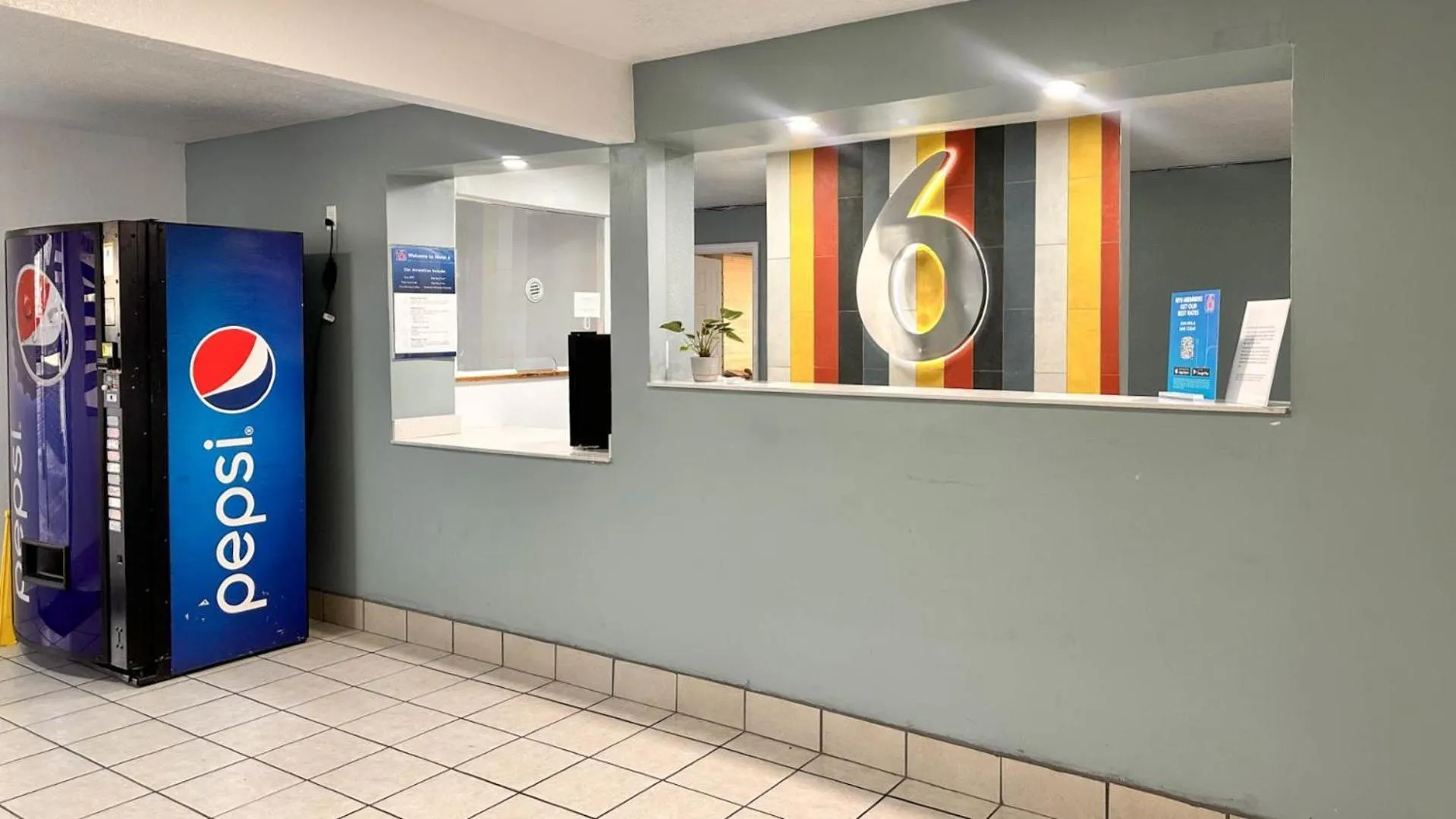 Lobby or reception in Motel 6 Borger, TX Boom Town