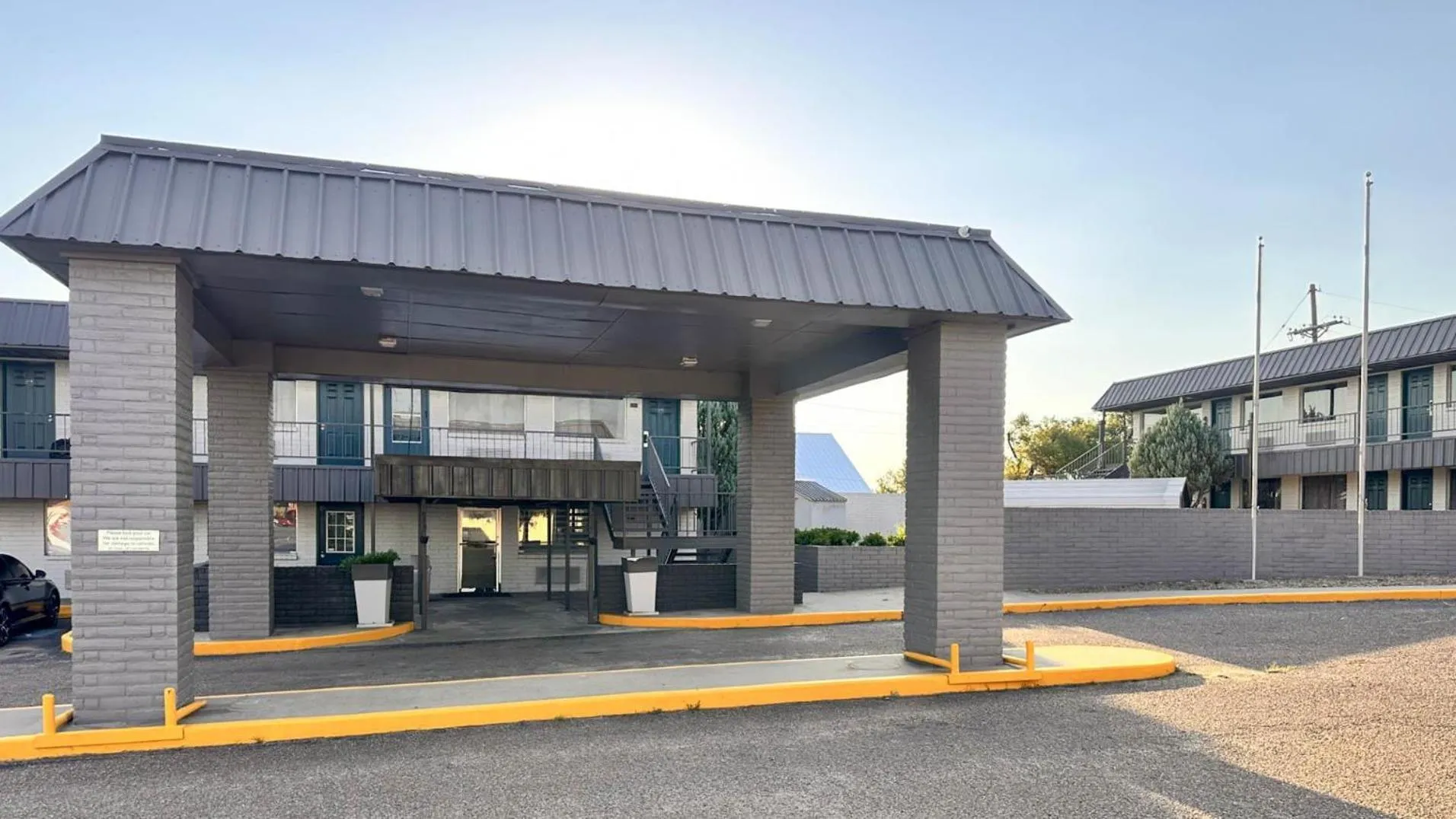 Property building in Motel 6 Borger, TX Boom Town