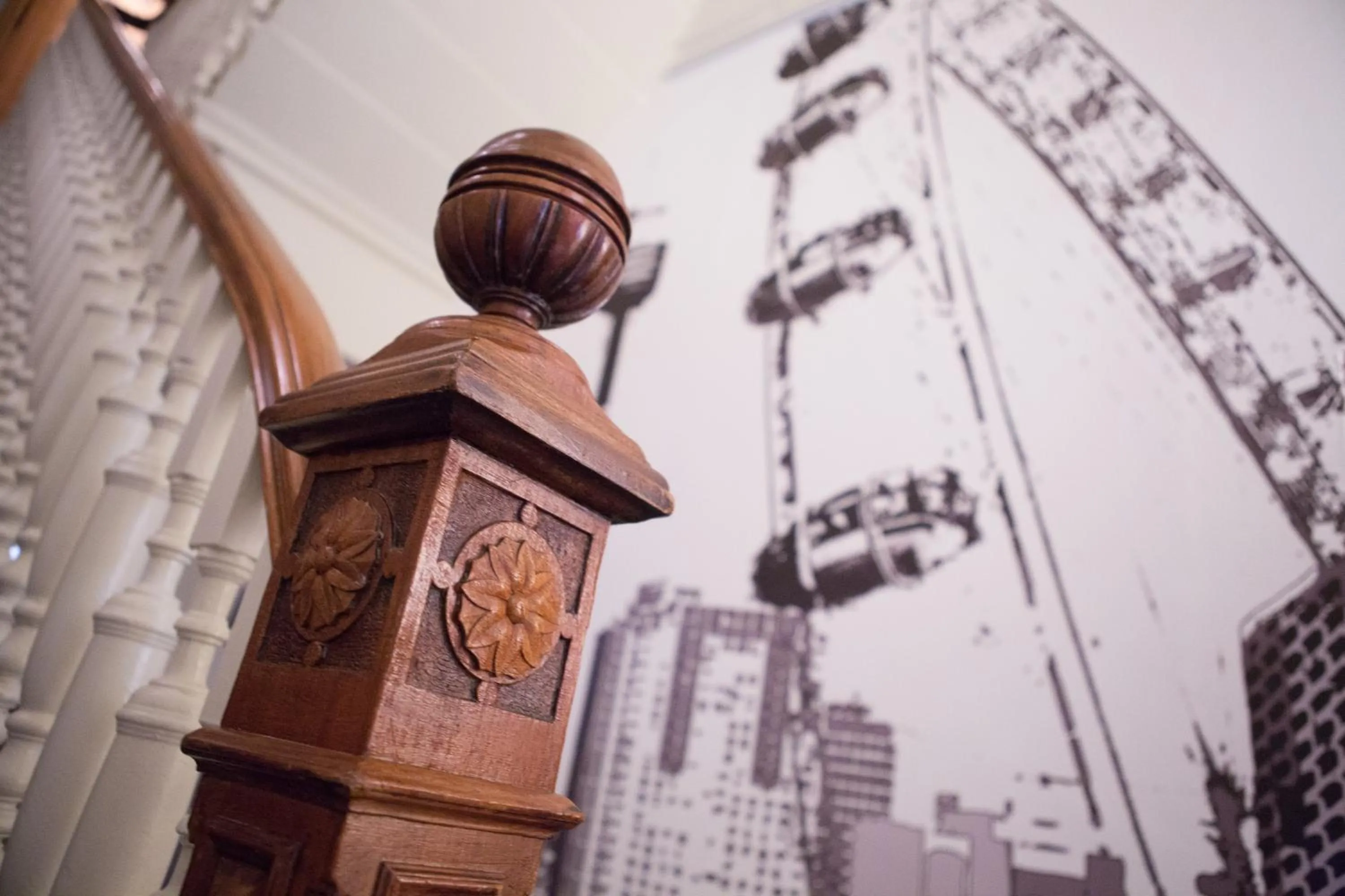 Decorative detail in Henley House Hotel