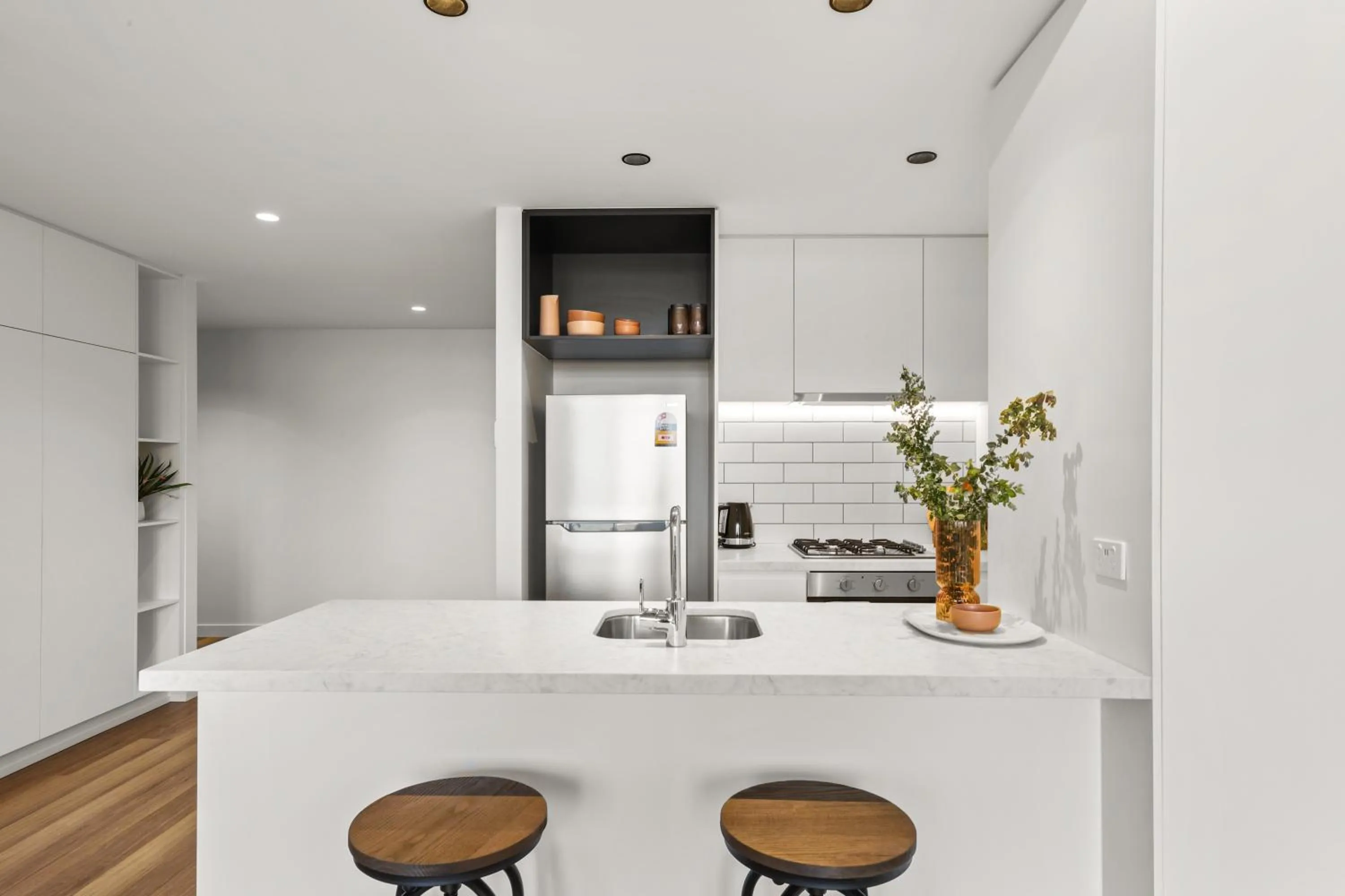 Kitchen or kitchenette in Rambla at Solarino House