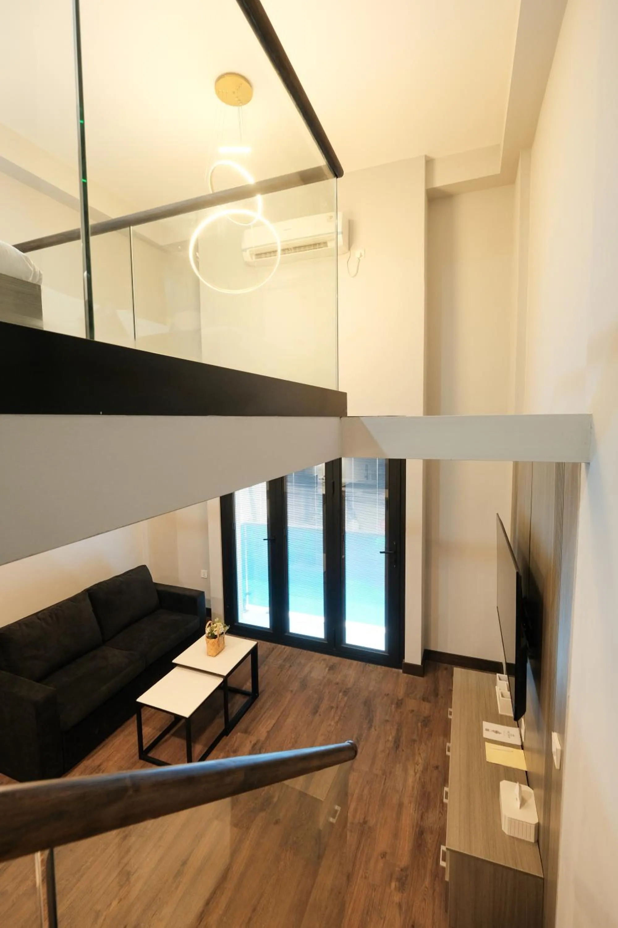 Seating area in Aster Apartment Bali