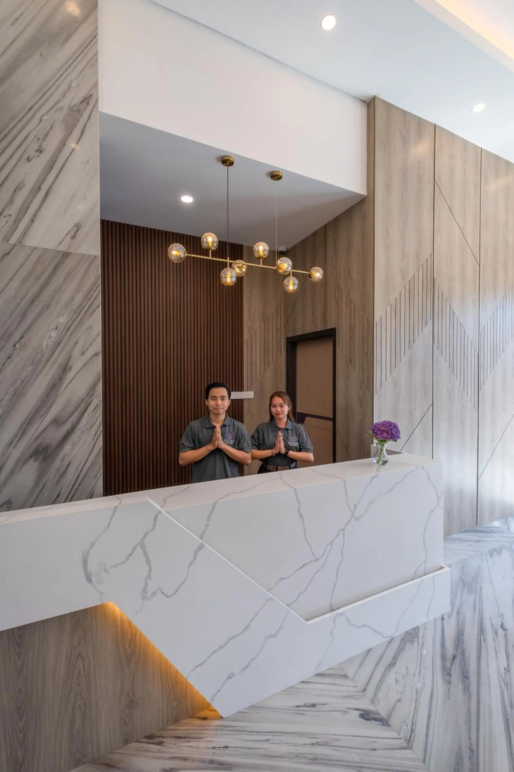 Lobby or reception in Aster Apartment Bali