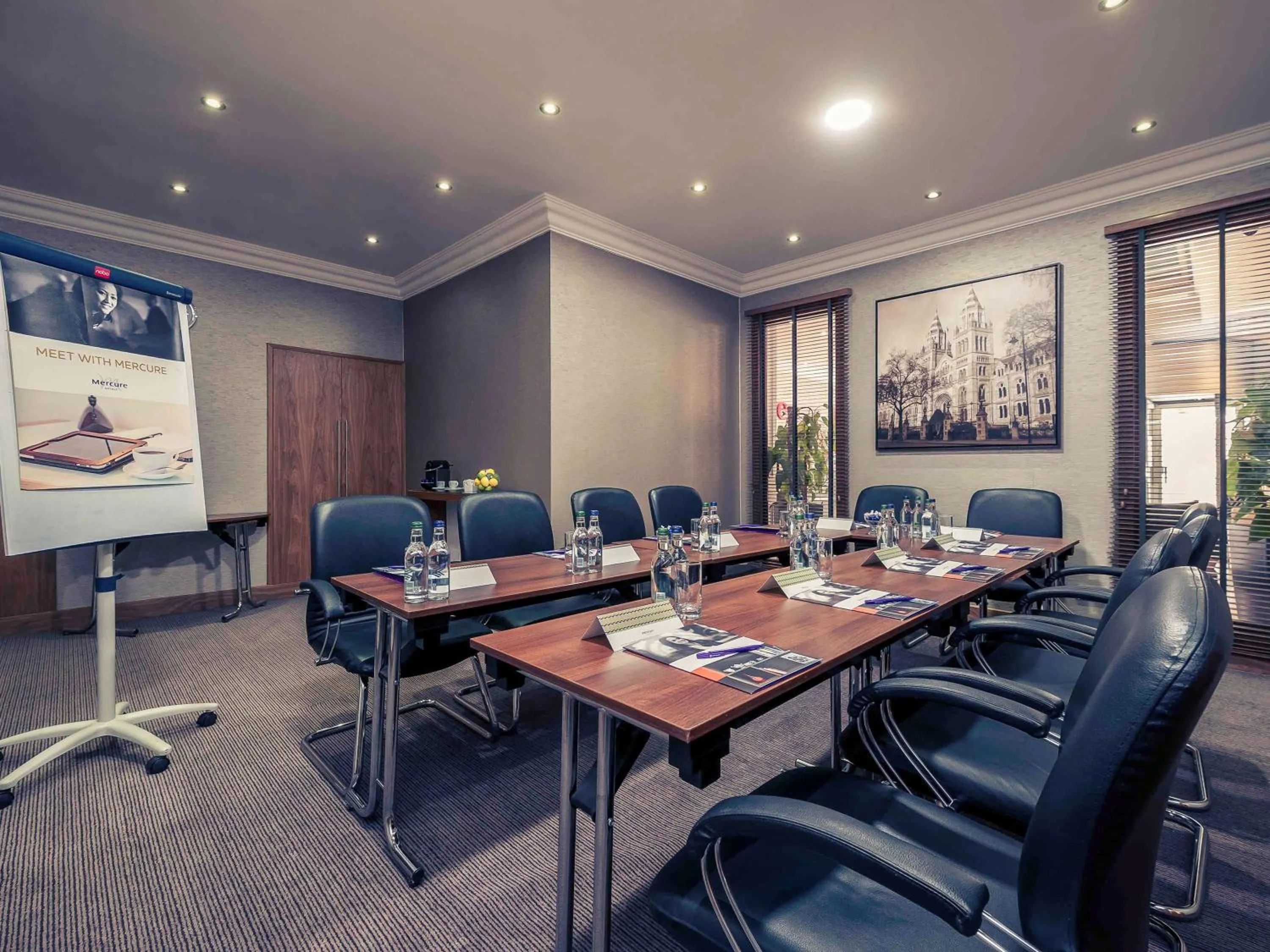 On site in Mercure London Kensington Hotel