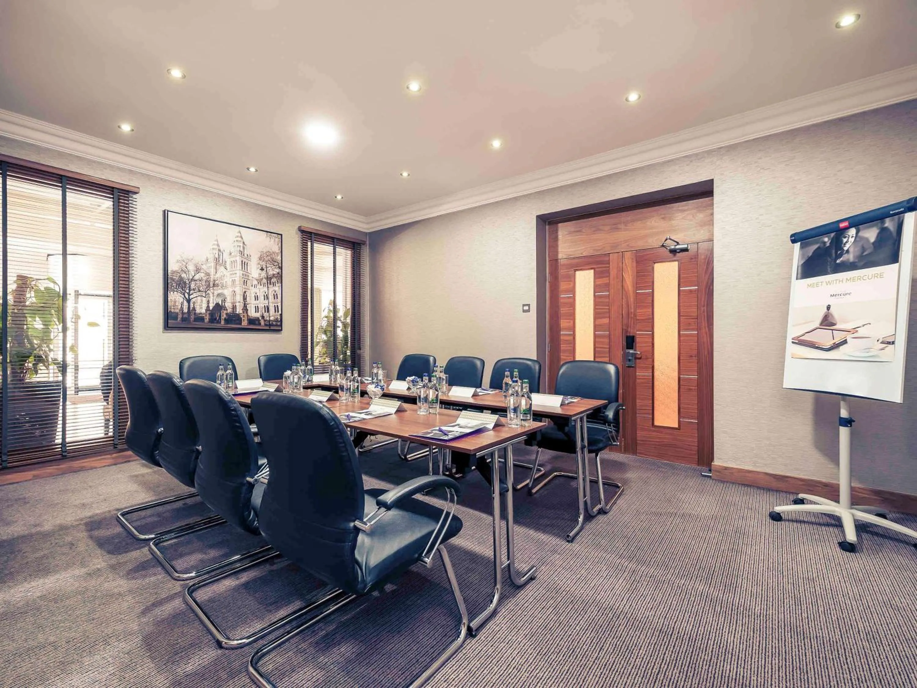 On site in Mercure London Kensington Hotel