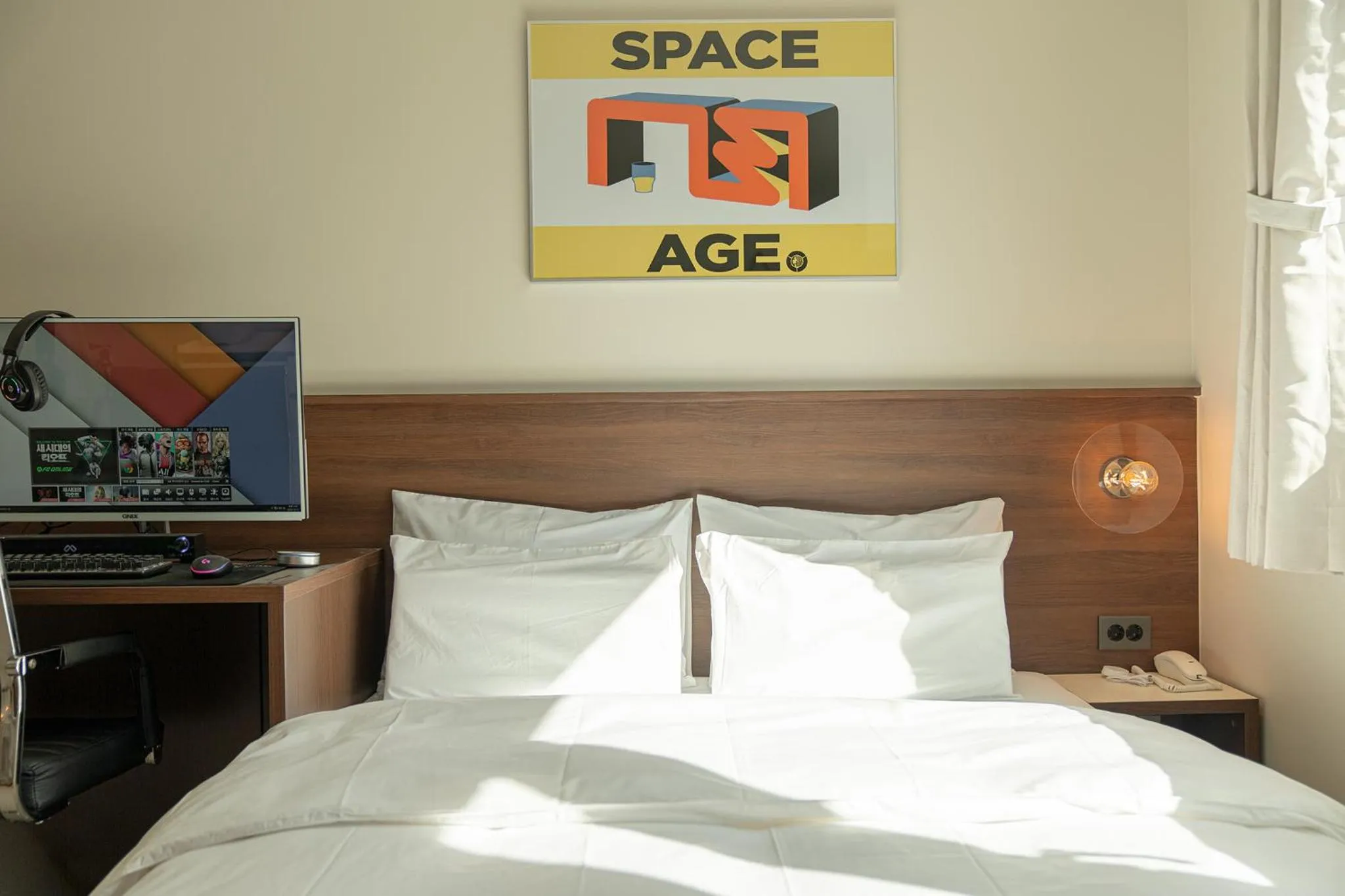 Bed in TimeTerminal Hotel Daejeon 1st by Aank