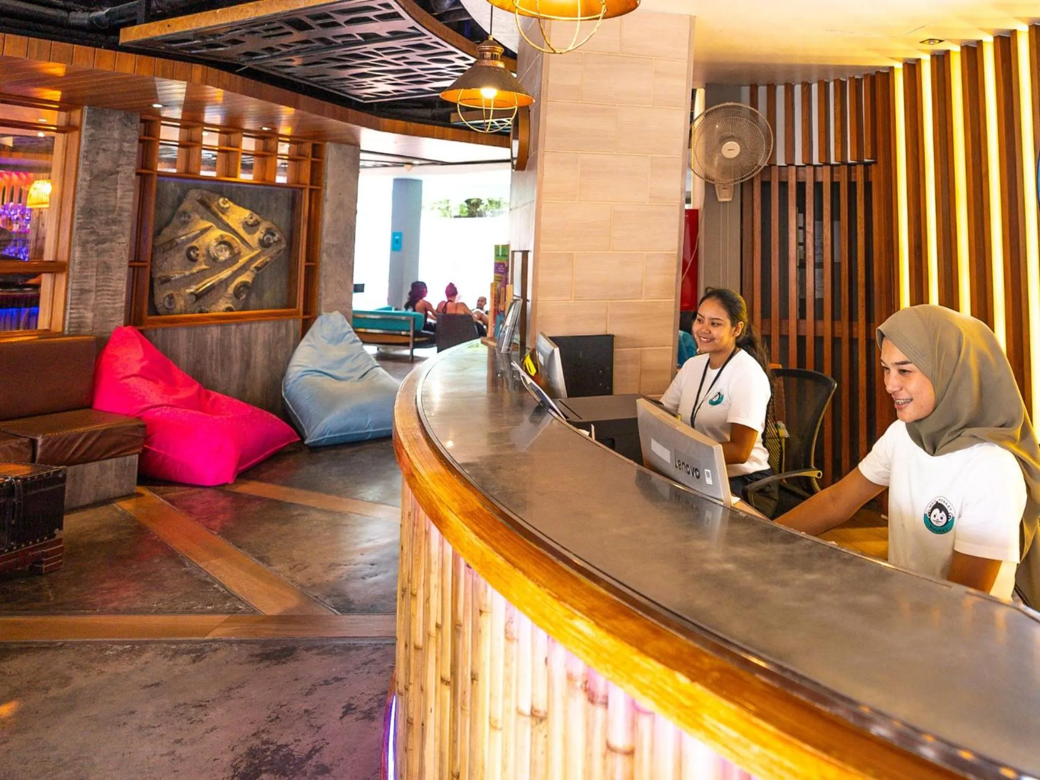 Lobby or reception in Mad Monkey Phuket