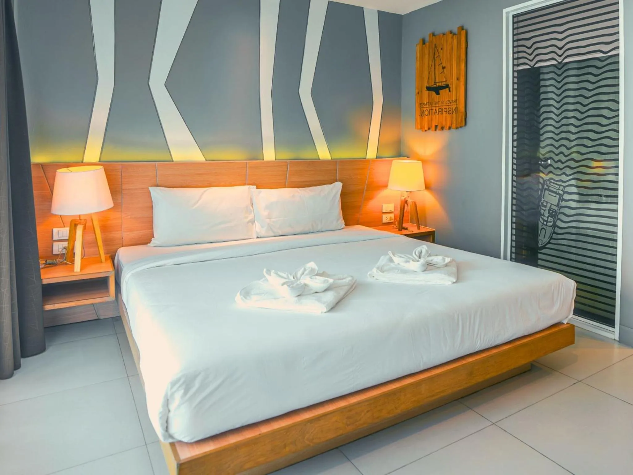 Bed in Mad Monkey Phuket