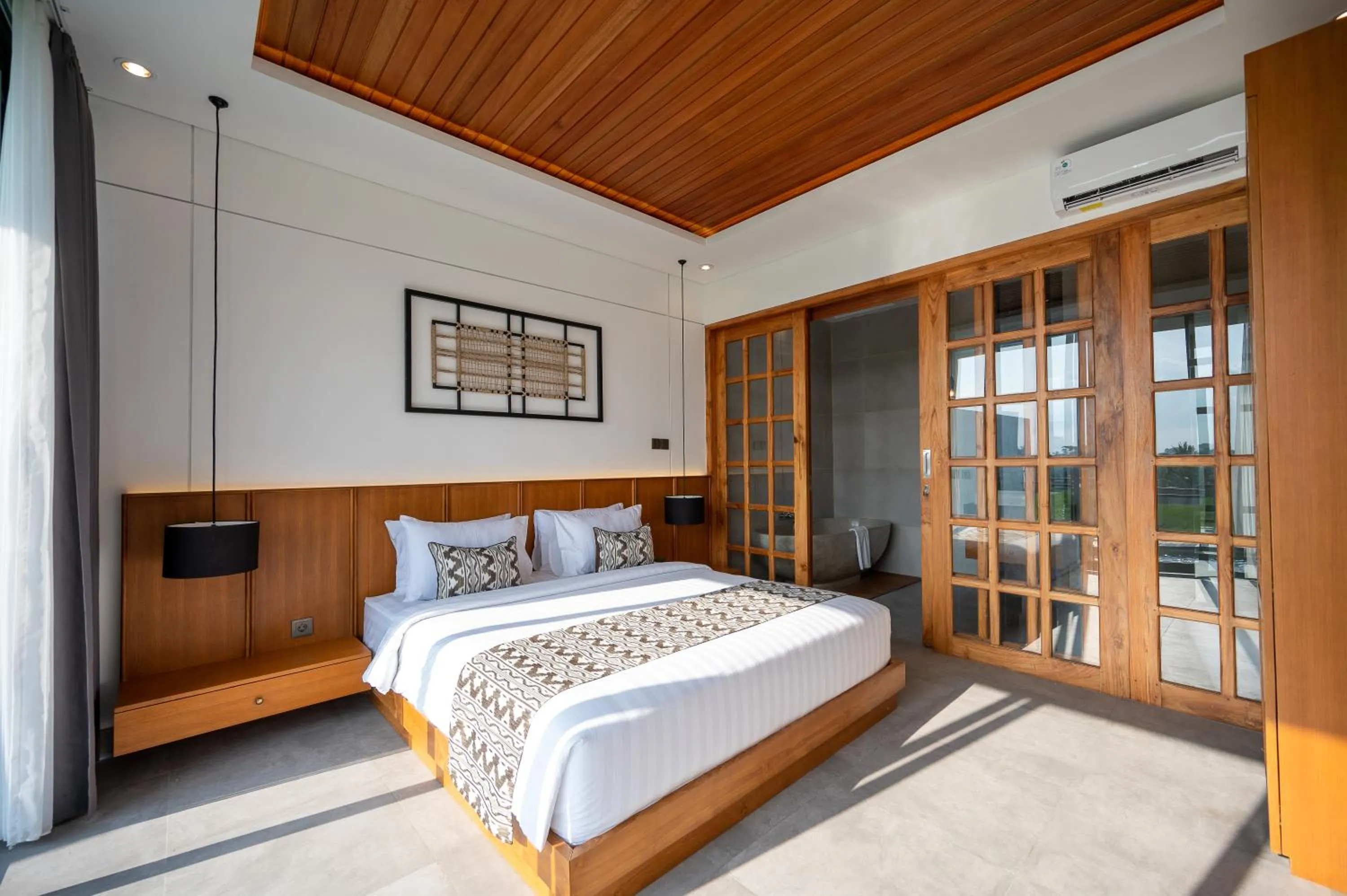 Bed in Kairos Villa Ubud by Omkara Experience