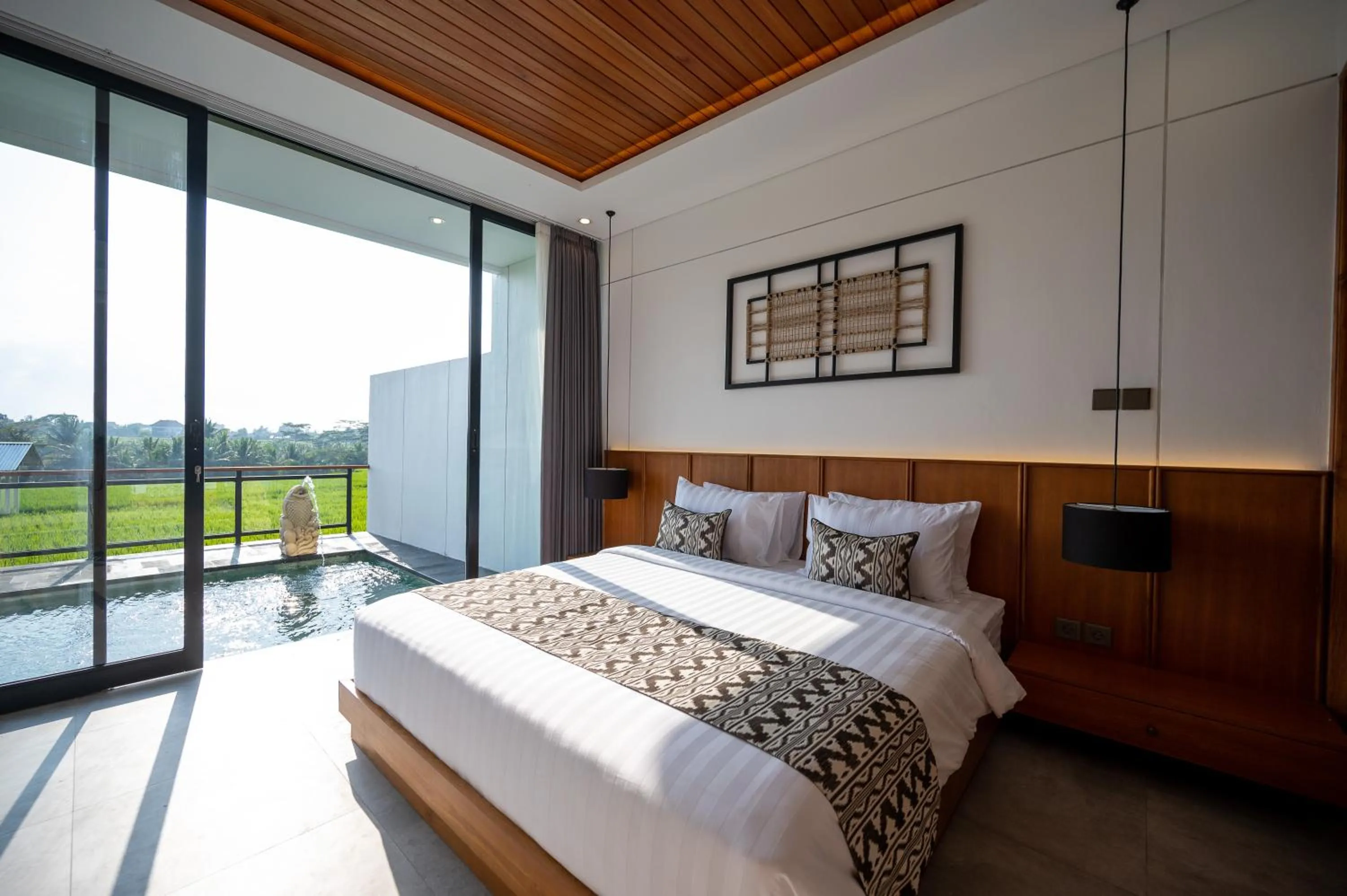 Bed in Kairos Villa Ubud by Omkara Experience