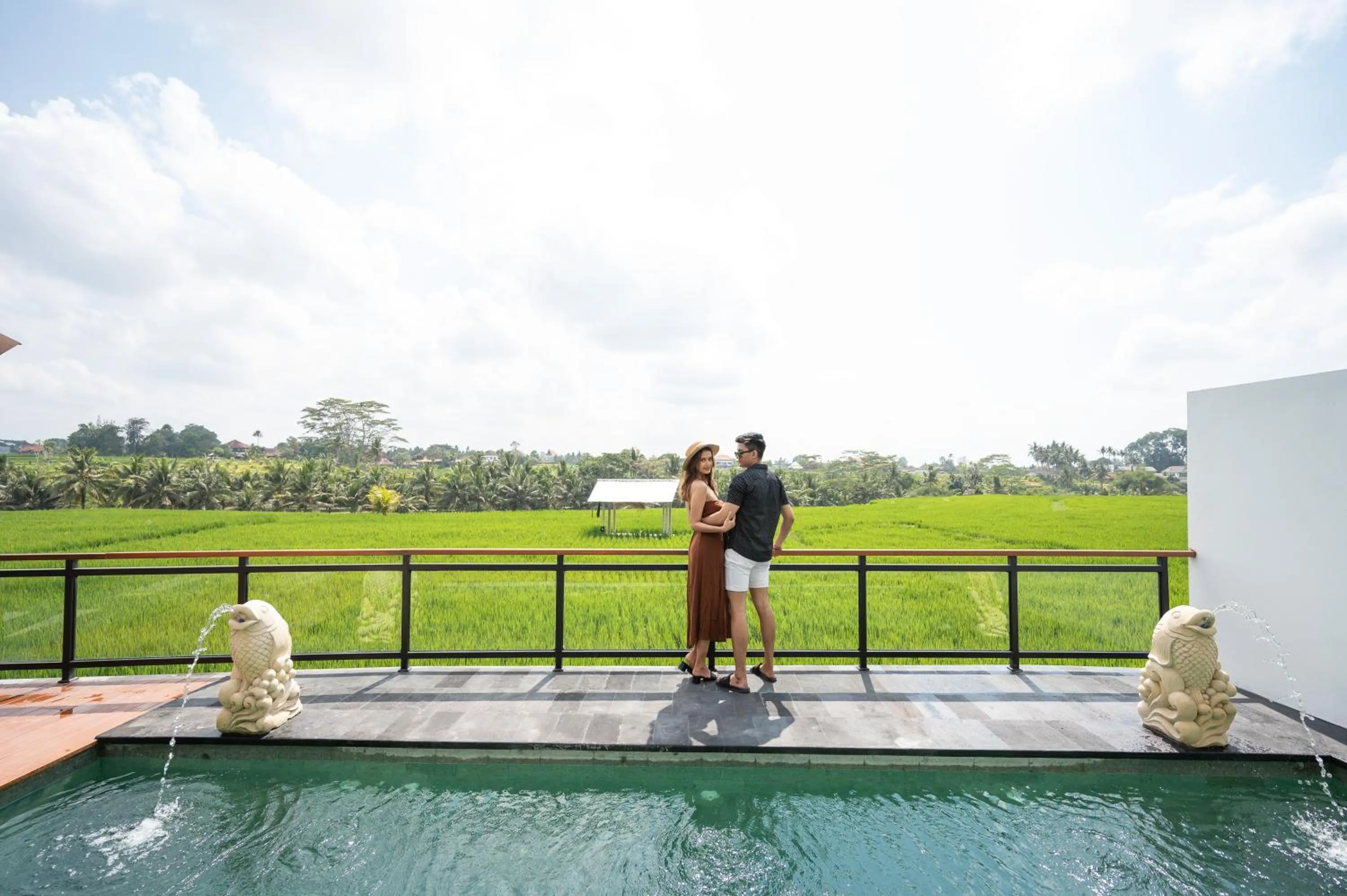 Patio in Kairos Villa Ubud by Omkara Experience