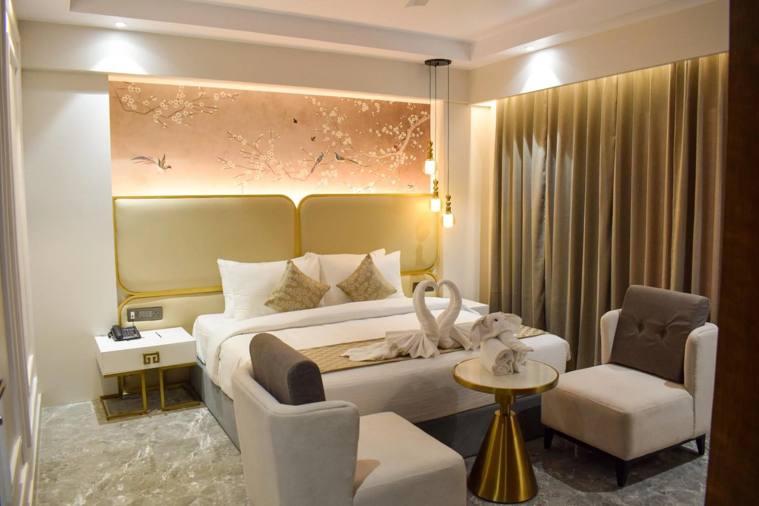 Photo of the whole room, Bed in Tulip Inn Shravasti