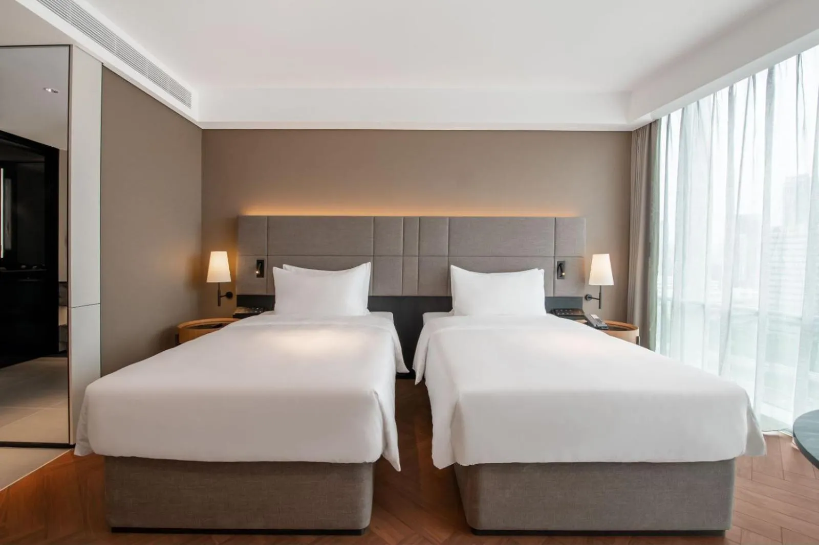 Bed in Intercity Hotel Futian Bin He Zhongzhou Bay