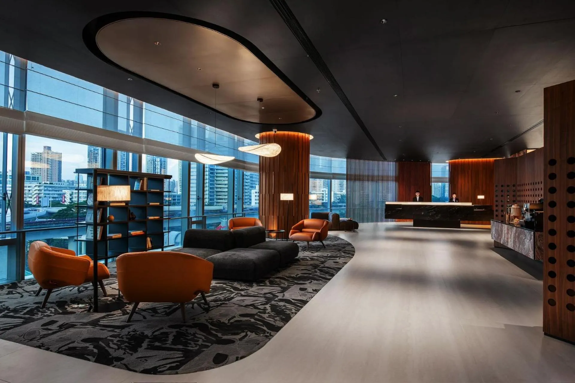 Property building in Intercity Hotel Futian Bin He Zhongzhou Bay