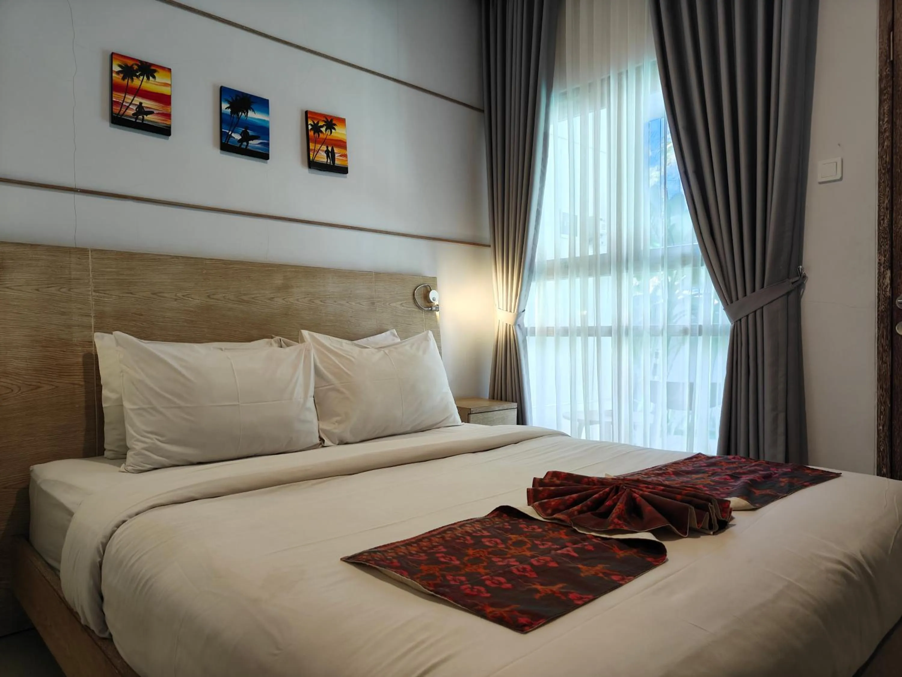 Bed in Manuver Surf And Stay Uluwatu Bali