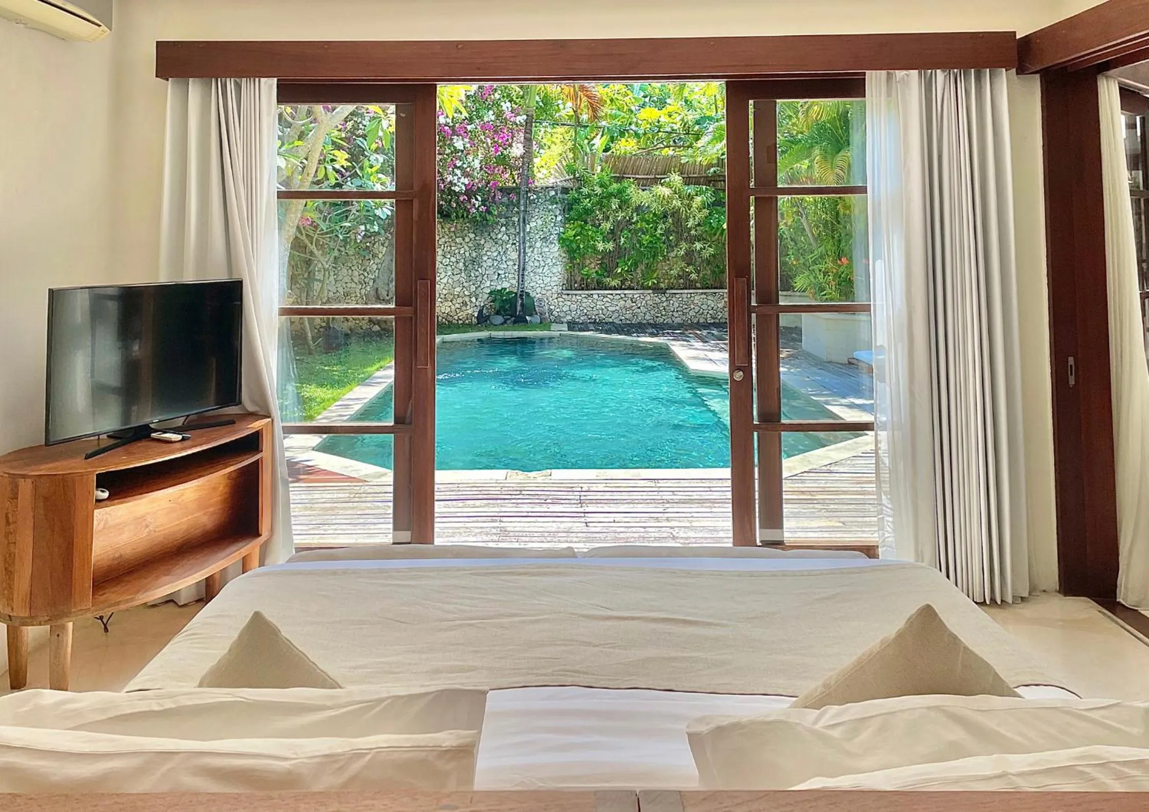 Pool view in Villa Kubu Seminyak