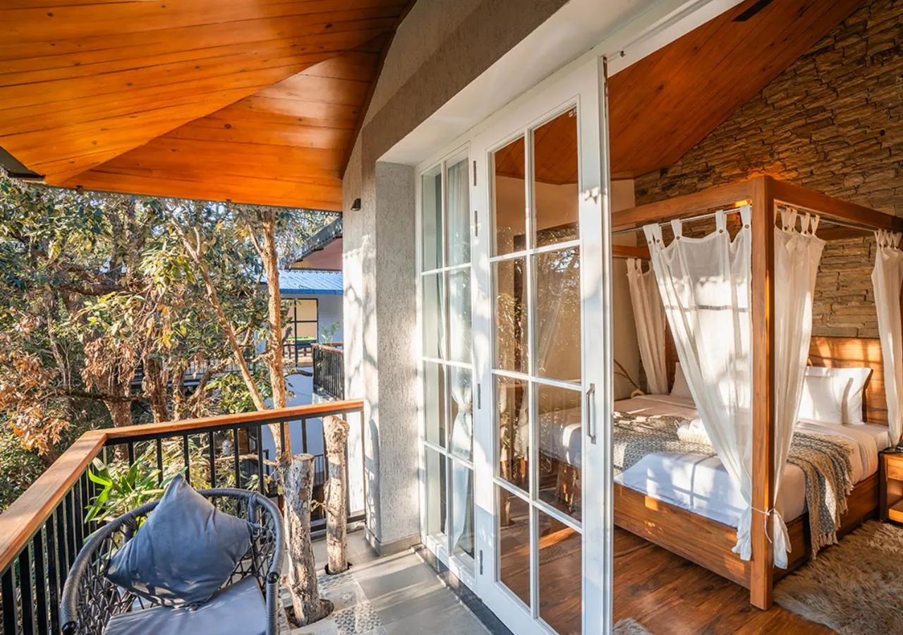 Natural landscape, Bed in Moustache Bhimtal Luxuria, Nainital