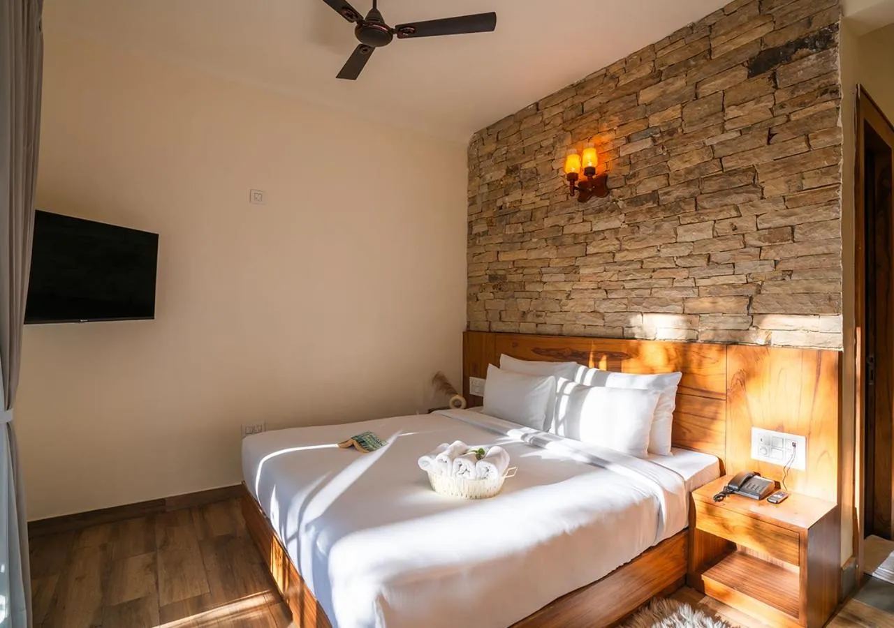 Bedroom, Bed in Moustache Bhimtal Luxuria, Nainital