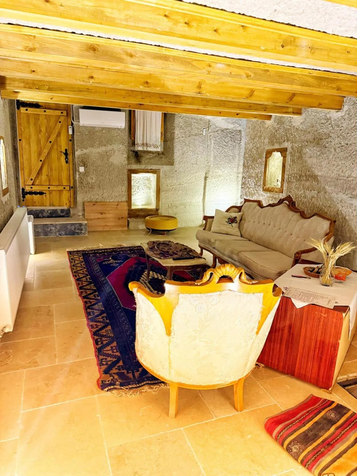 Living room in My Cave Suites