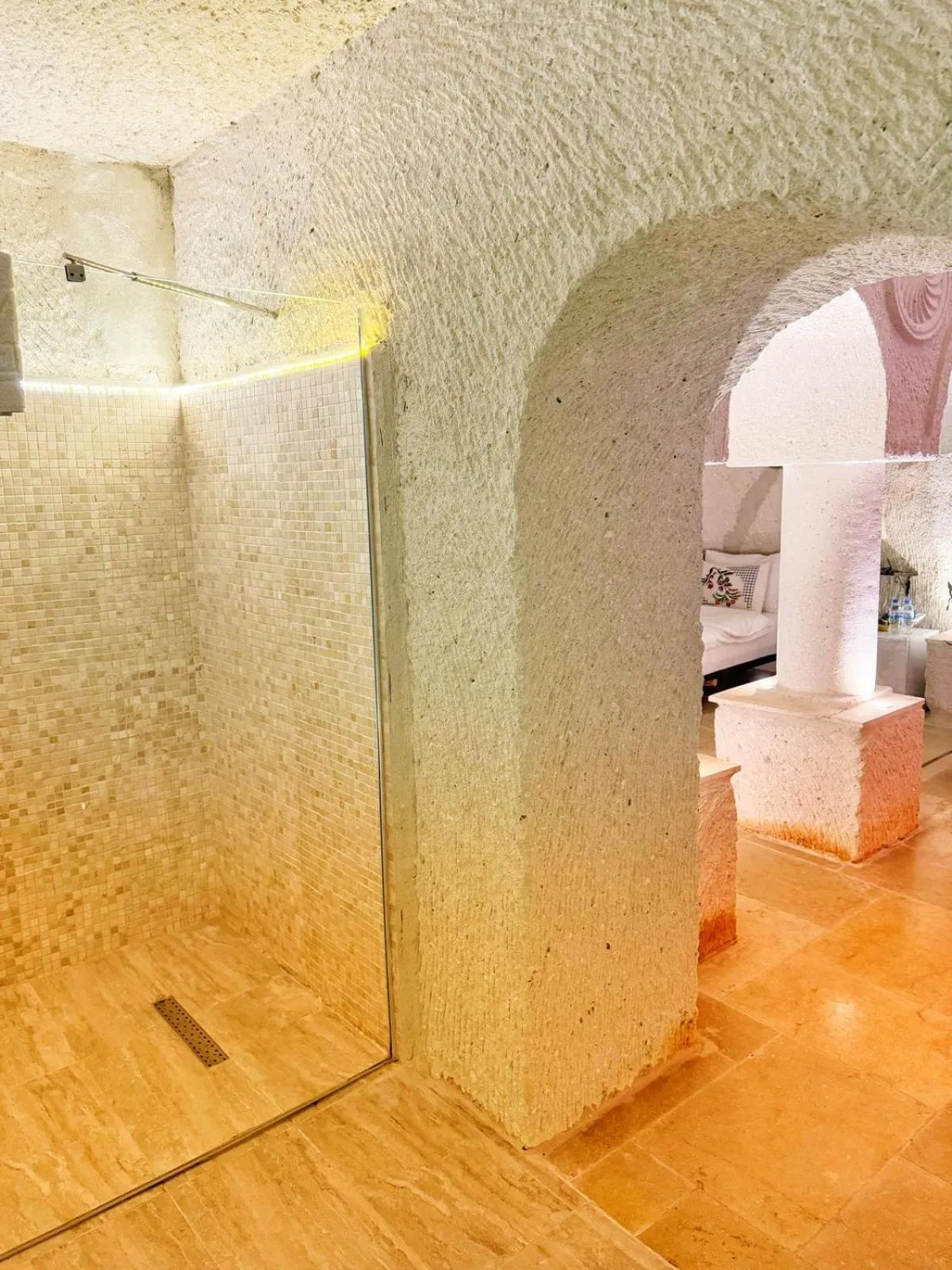 Shower in My Cave Suites