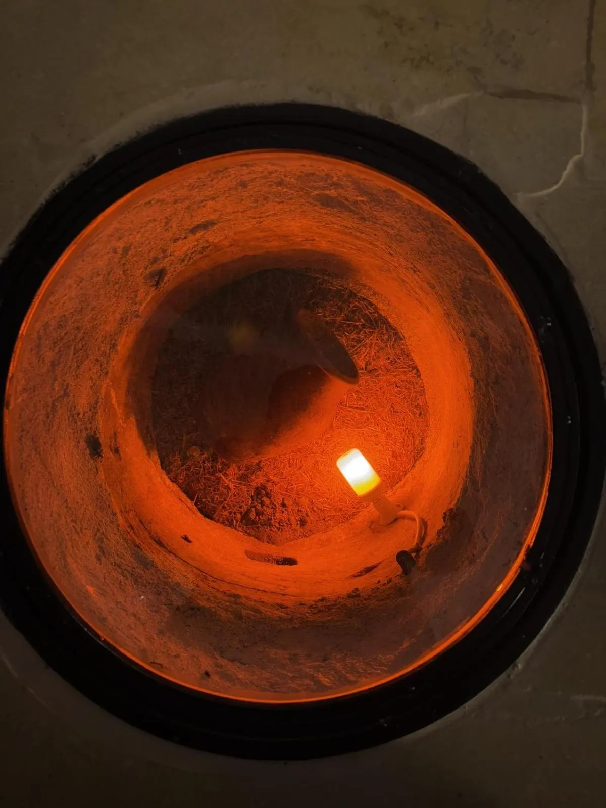 Seating area in My Cave Suites