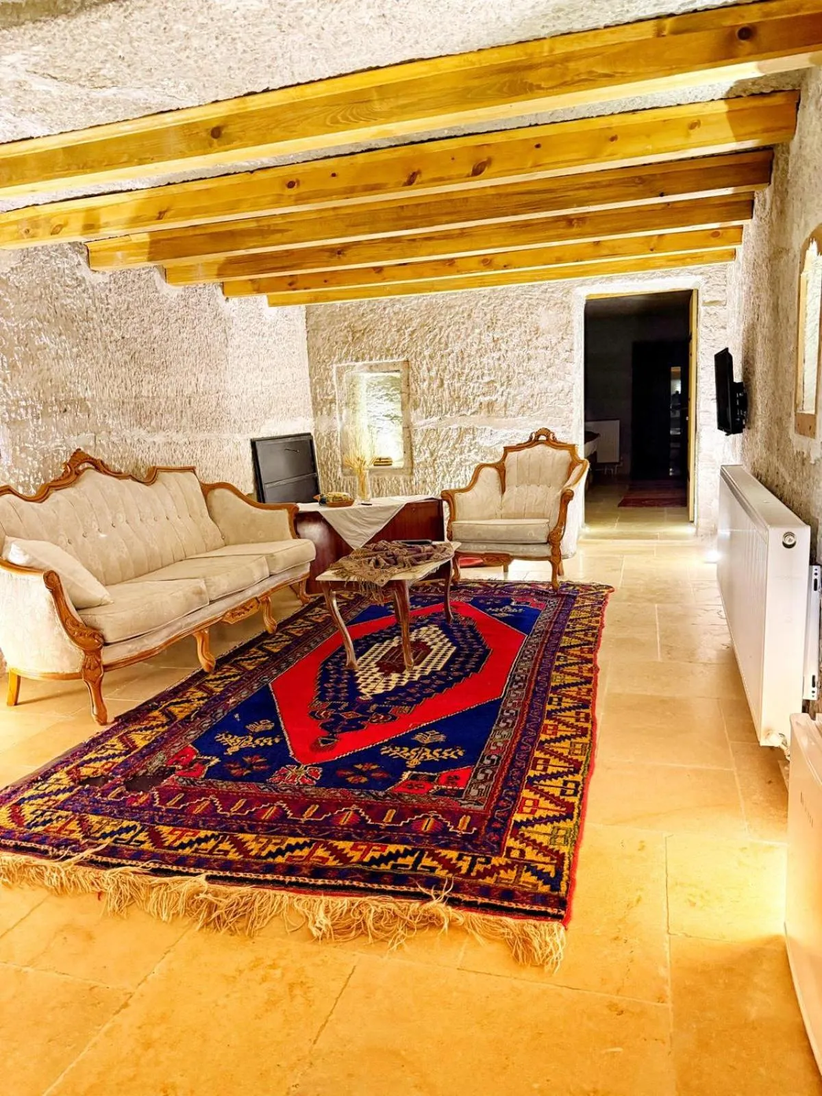 Living room in My Cave Suites