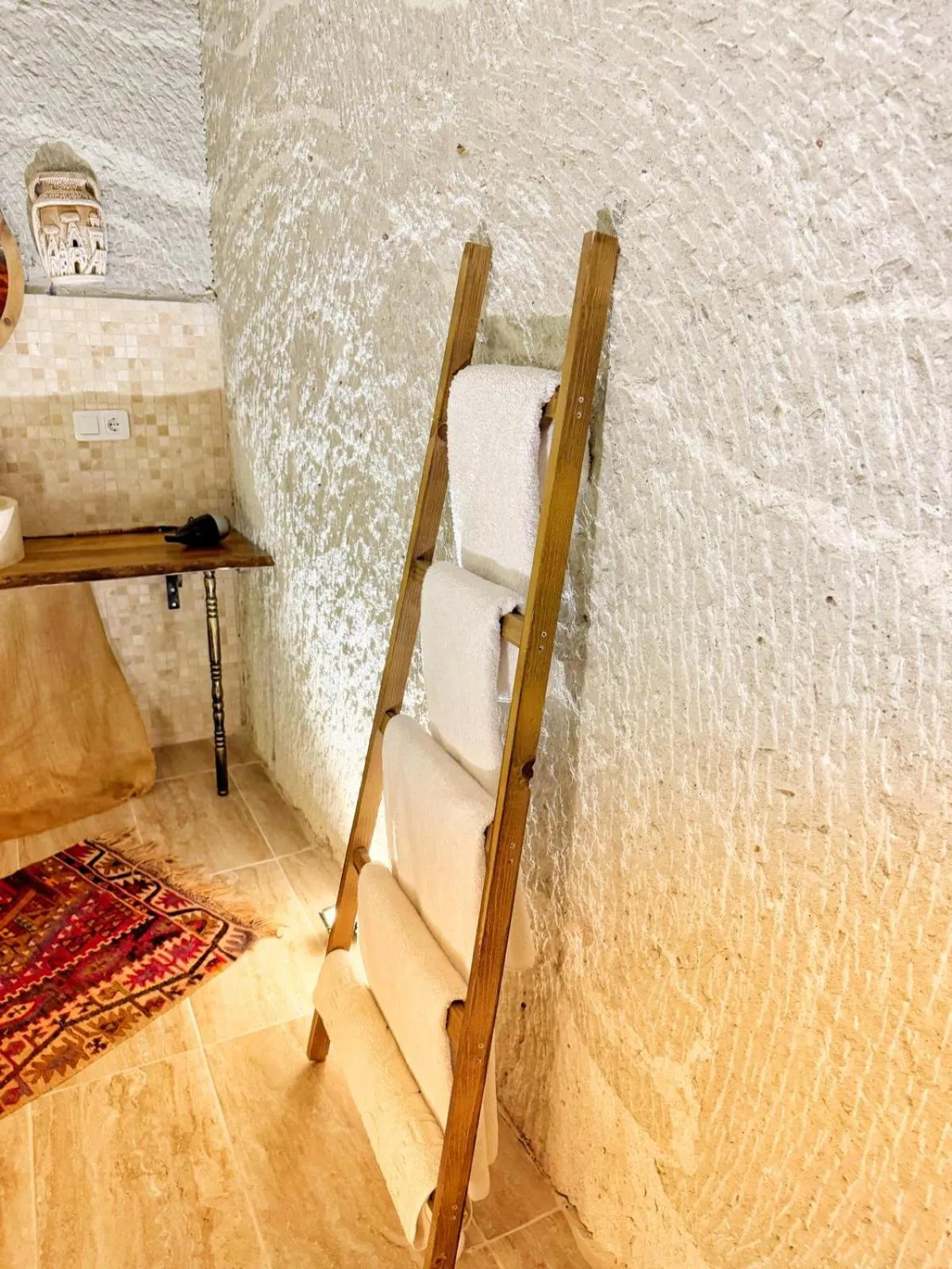 Bathroom in My Cave Suites