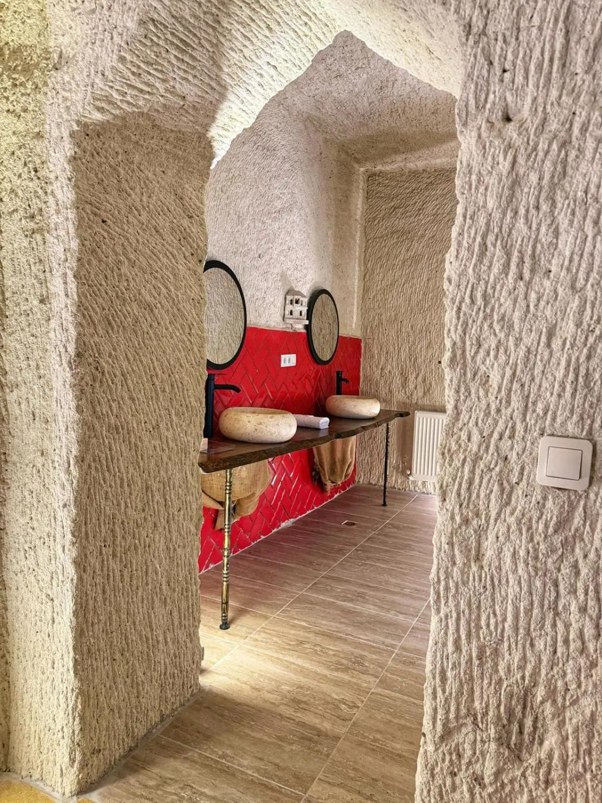 Bathroom in My Cave Suites