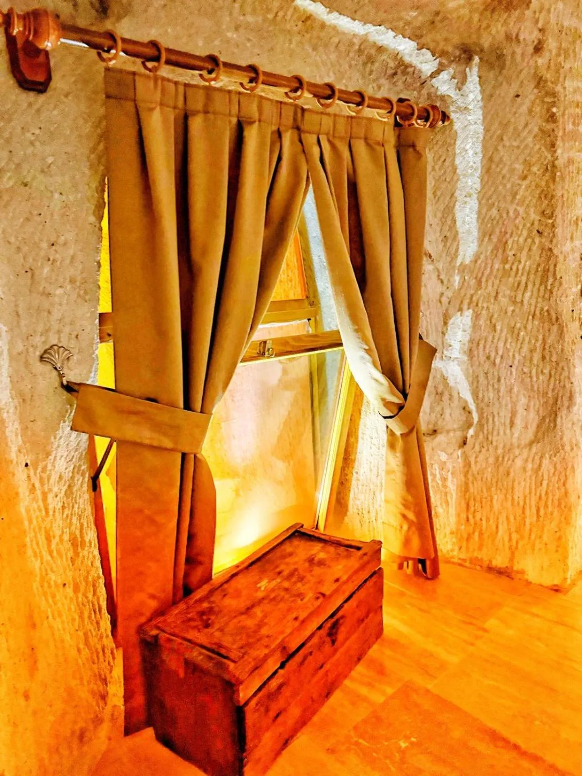 Seating area in My Cave Suites