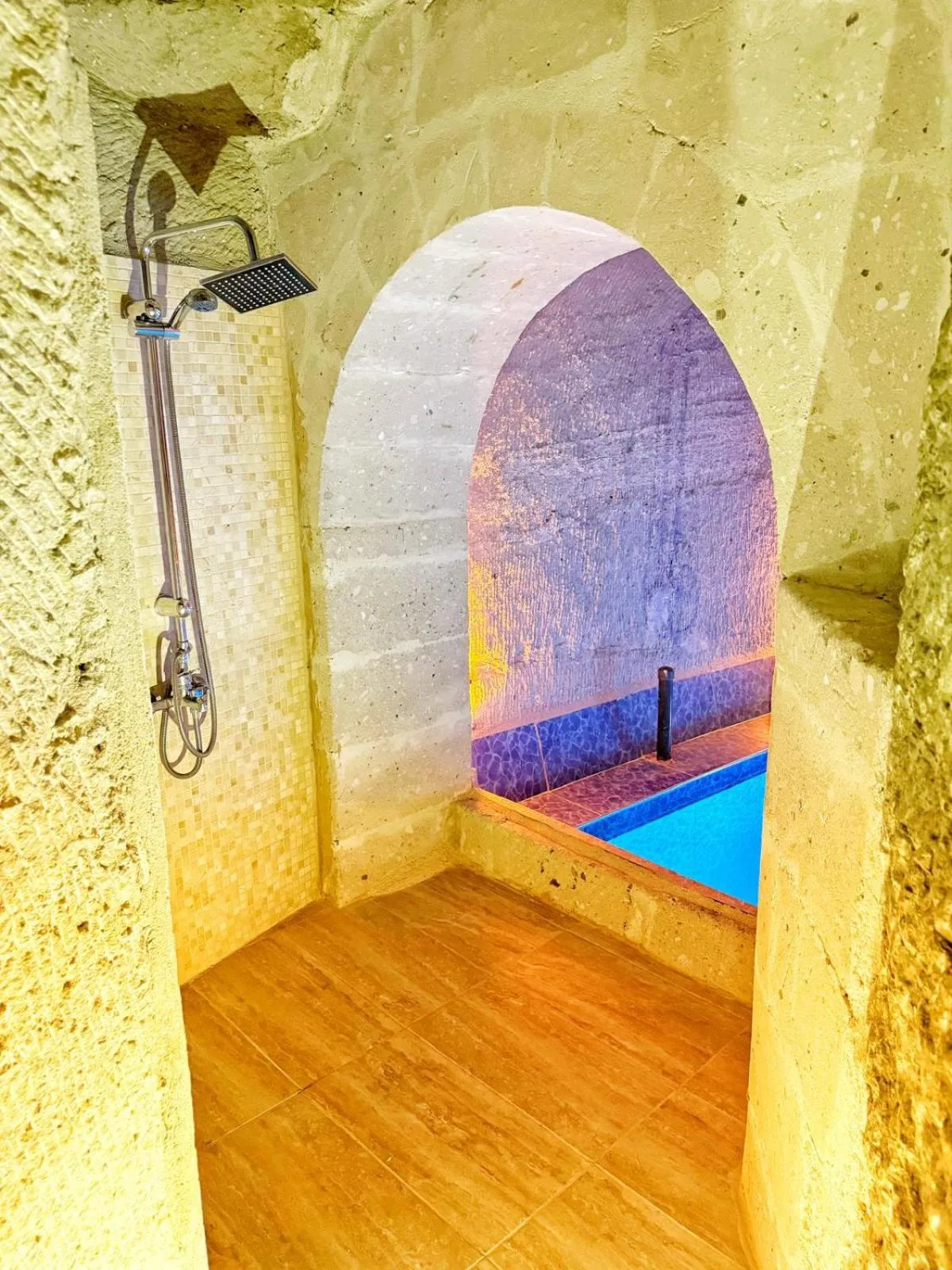 Shower in My Cave Suites