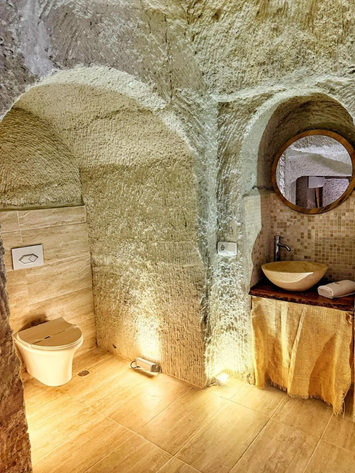 Bathroom in My Cave Suites