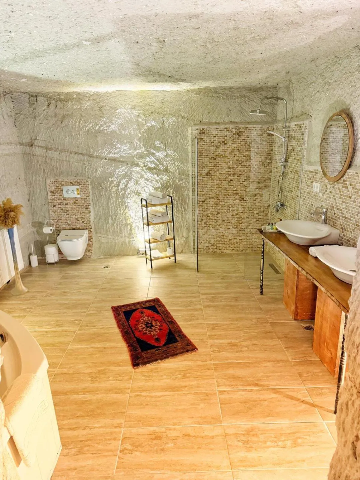 Bathroom in My Cave Suites