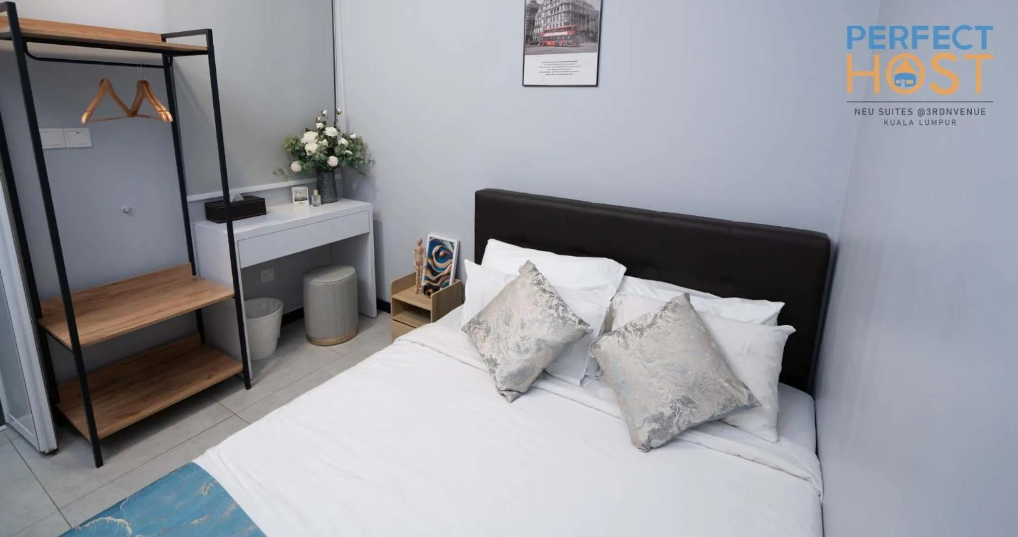 Bed in Neu Suites @ 3rdNvenue by Perfect Host