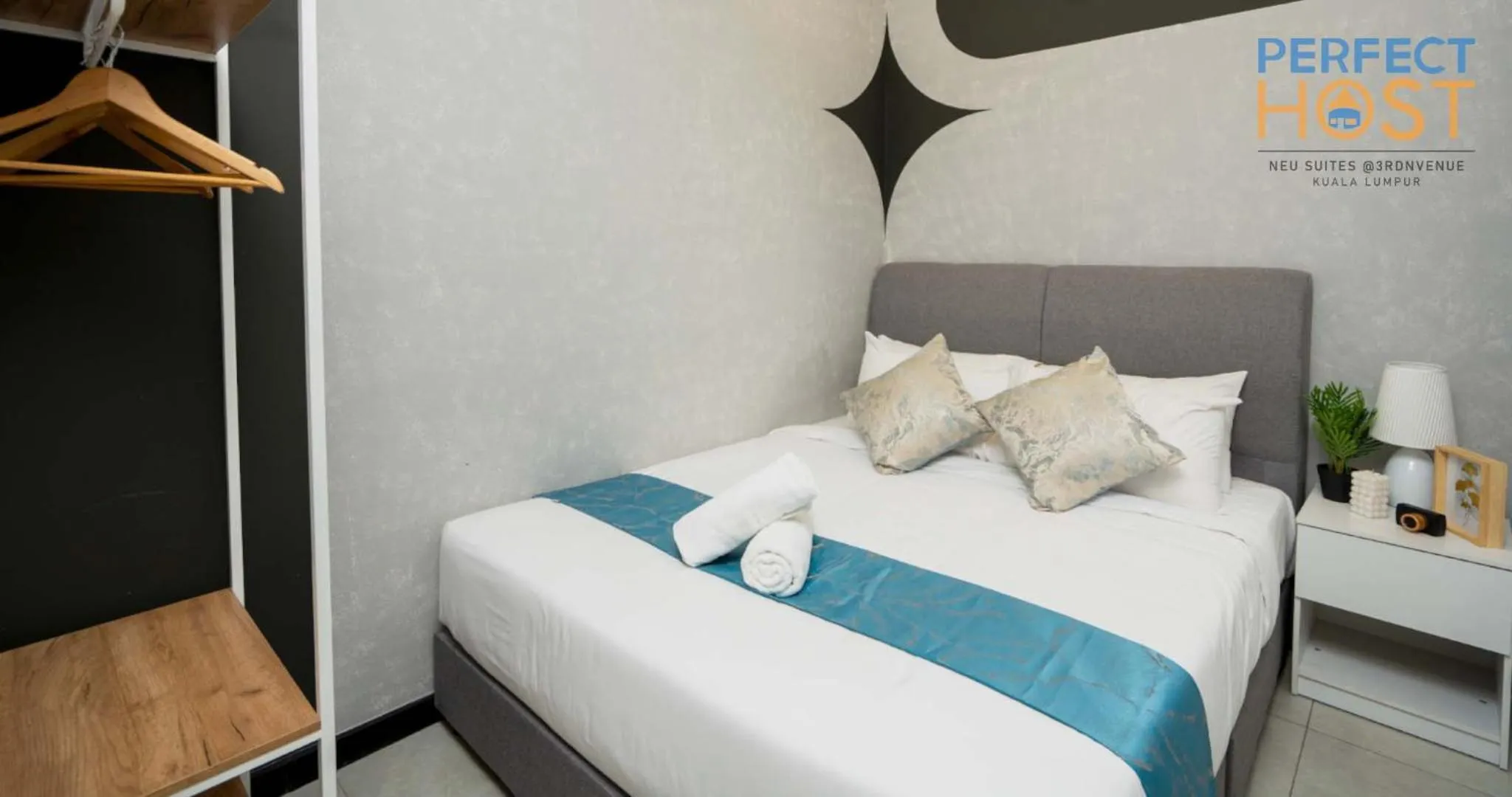 Bed in Neu Suites @ 3rdNvenue by Perfect Host