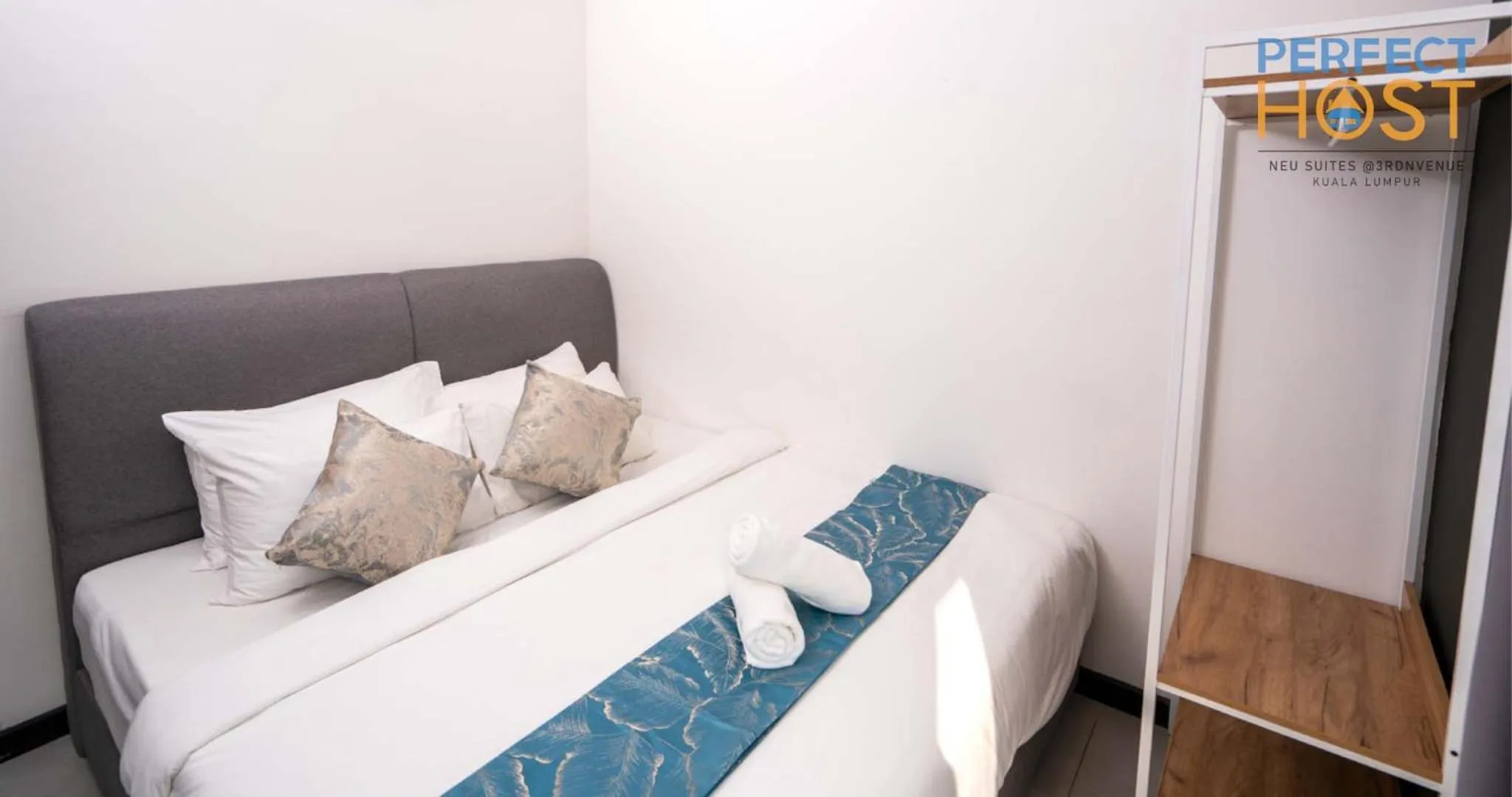 Bed in Neu Suites @ 3rdNvenue by Perfect Host