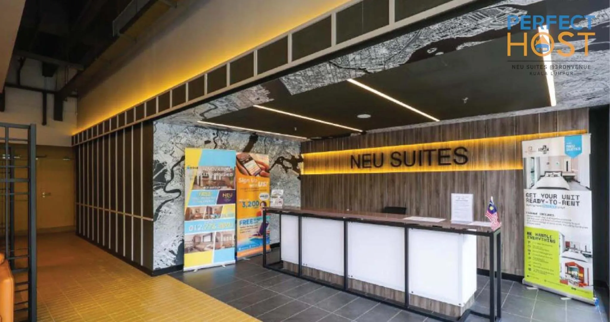 Lobby or reception in Neu Suites @ 3rdNvenue by Perfect Host