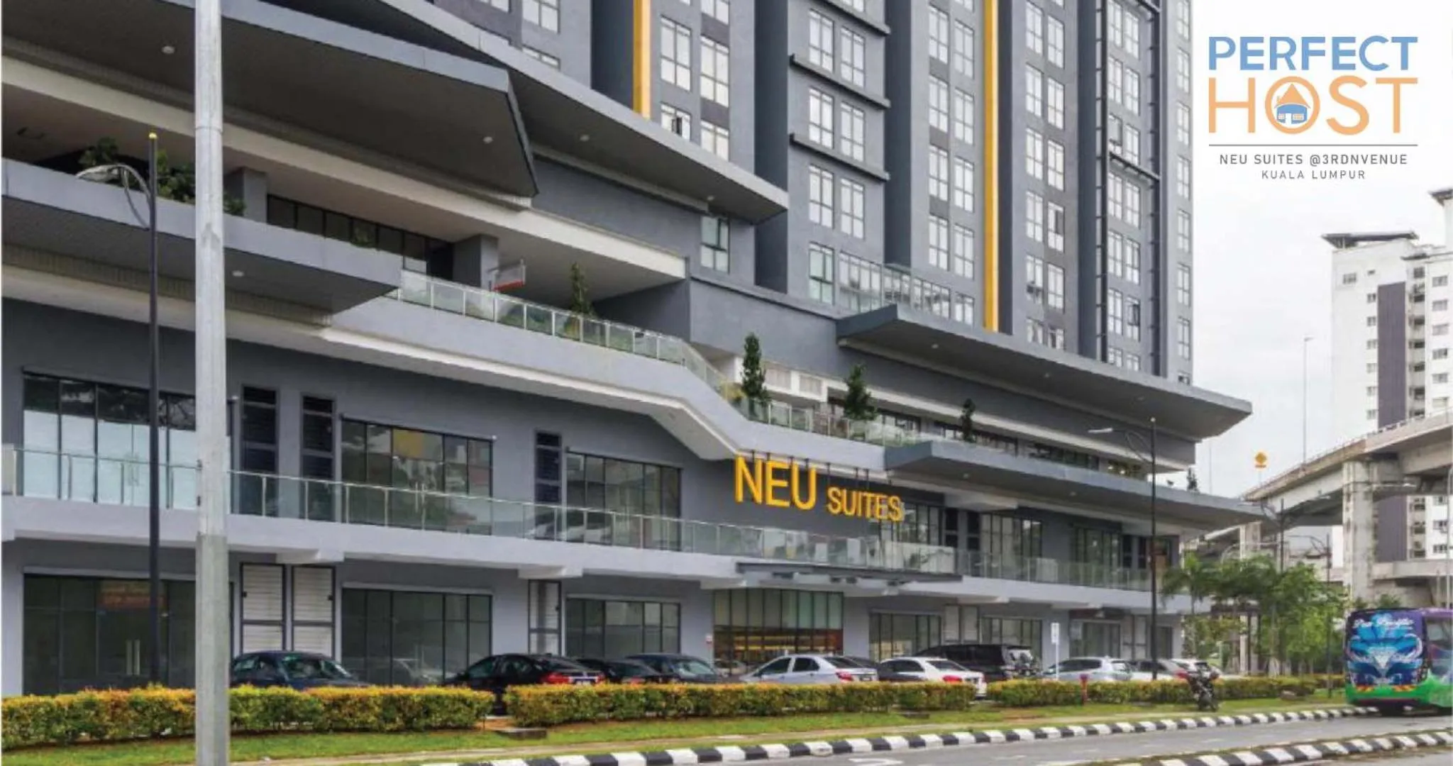 Property building in Neu Suites @ 3rdNvenue by Perfect Host