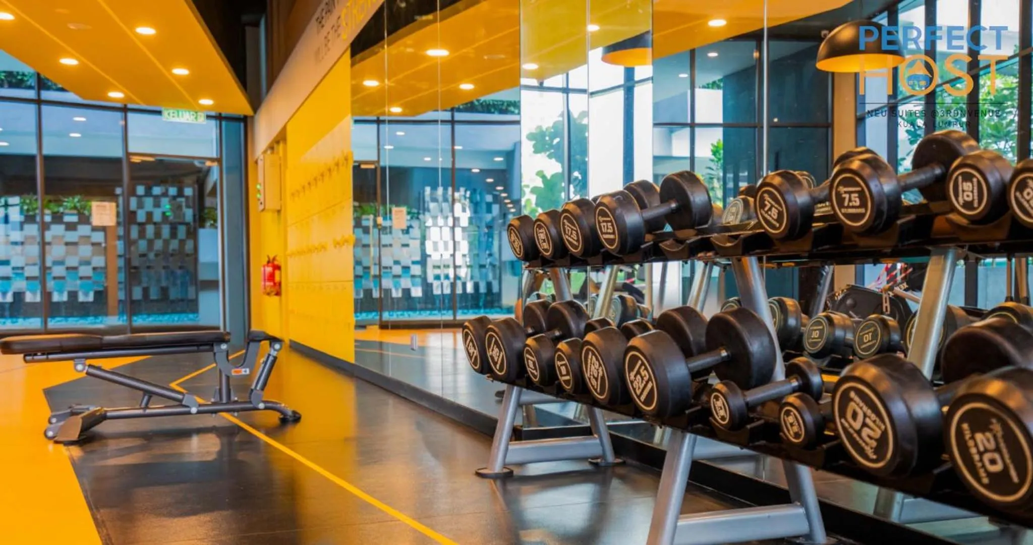 Fitness centre/facilities in Neu Suites @ 3rdNvenue by Perfect Host
