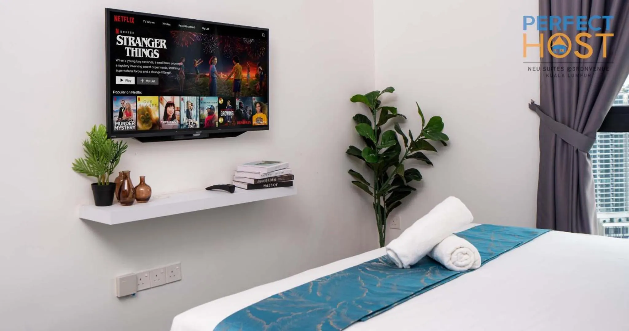 Bed in Neu Suites @ 3rdNvenue by Perfect Host