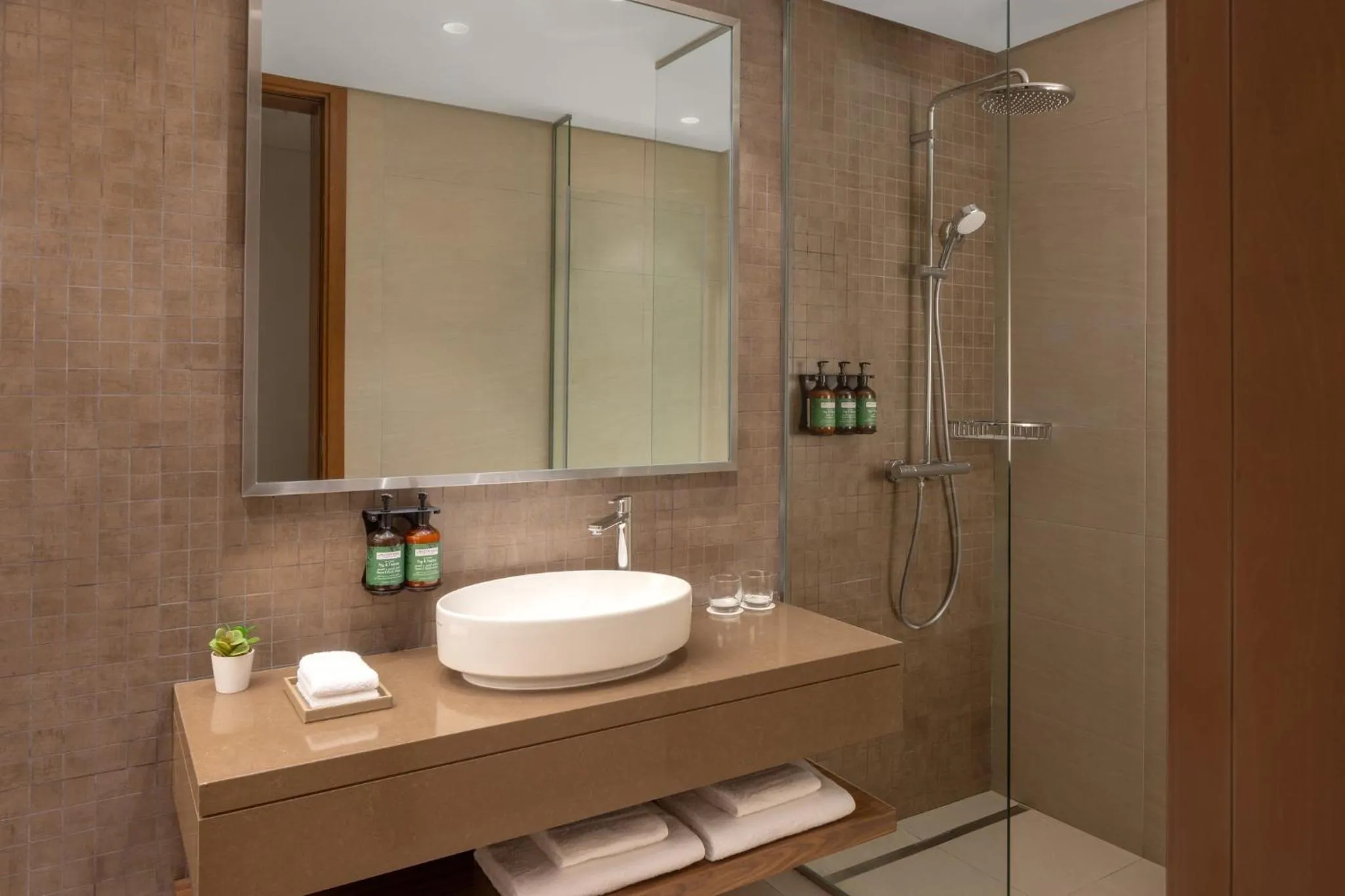 Bathroom in Staybridge Suites Dubai Business Bay by IHG