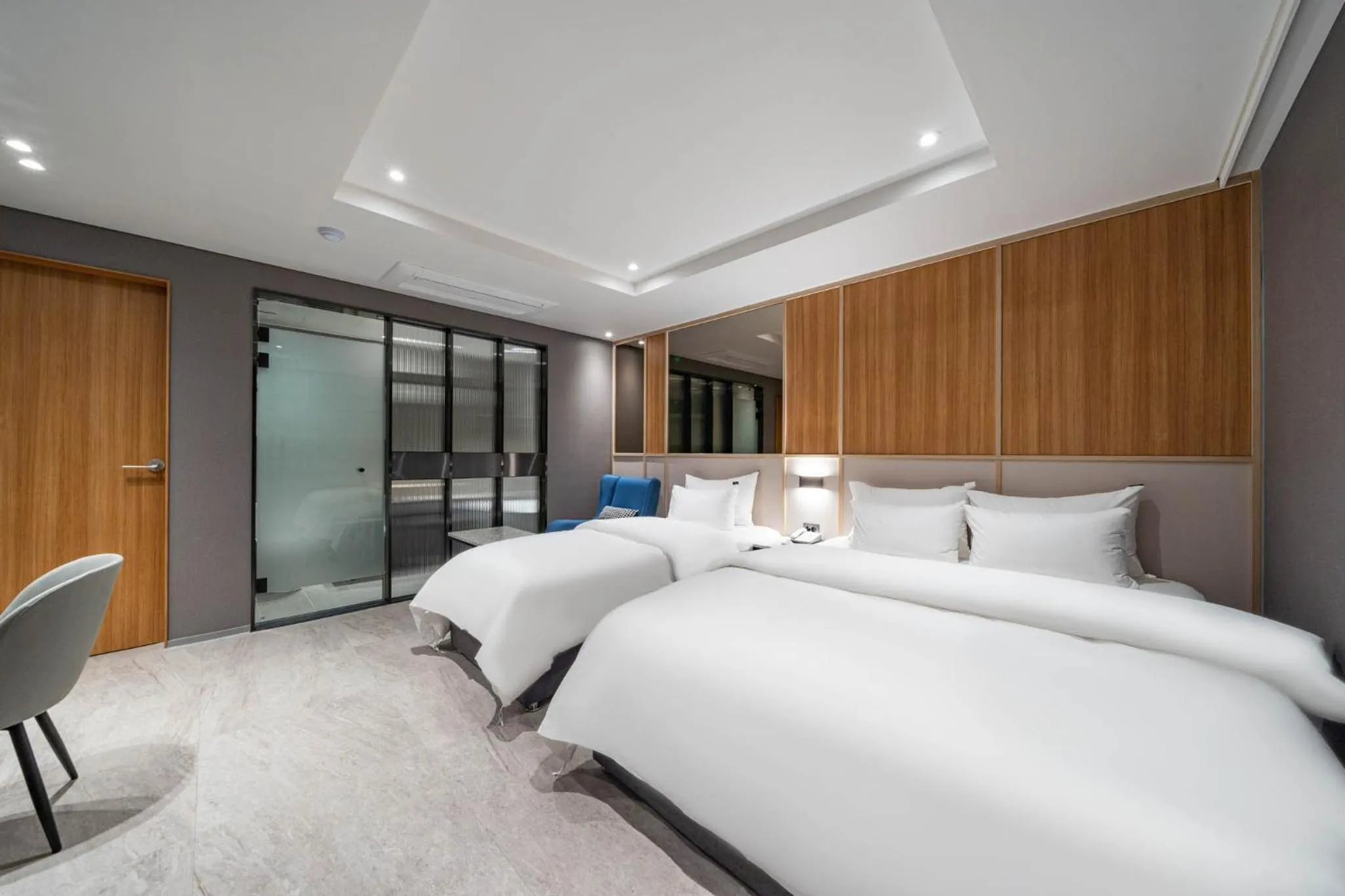 Bed in Jecheon The Wall Hotel