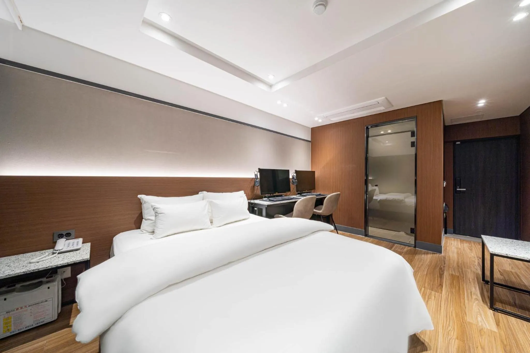 Bed in Jecheon The Wall Hotel