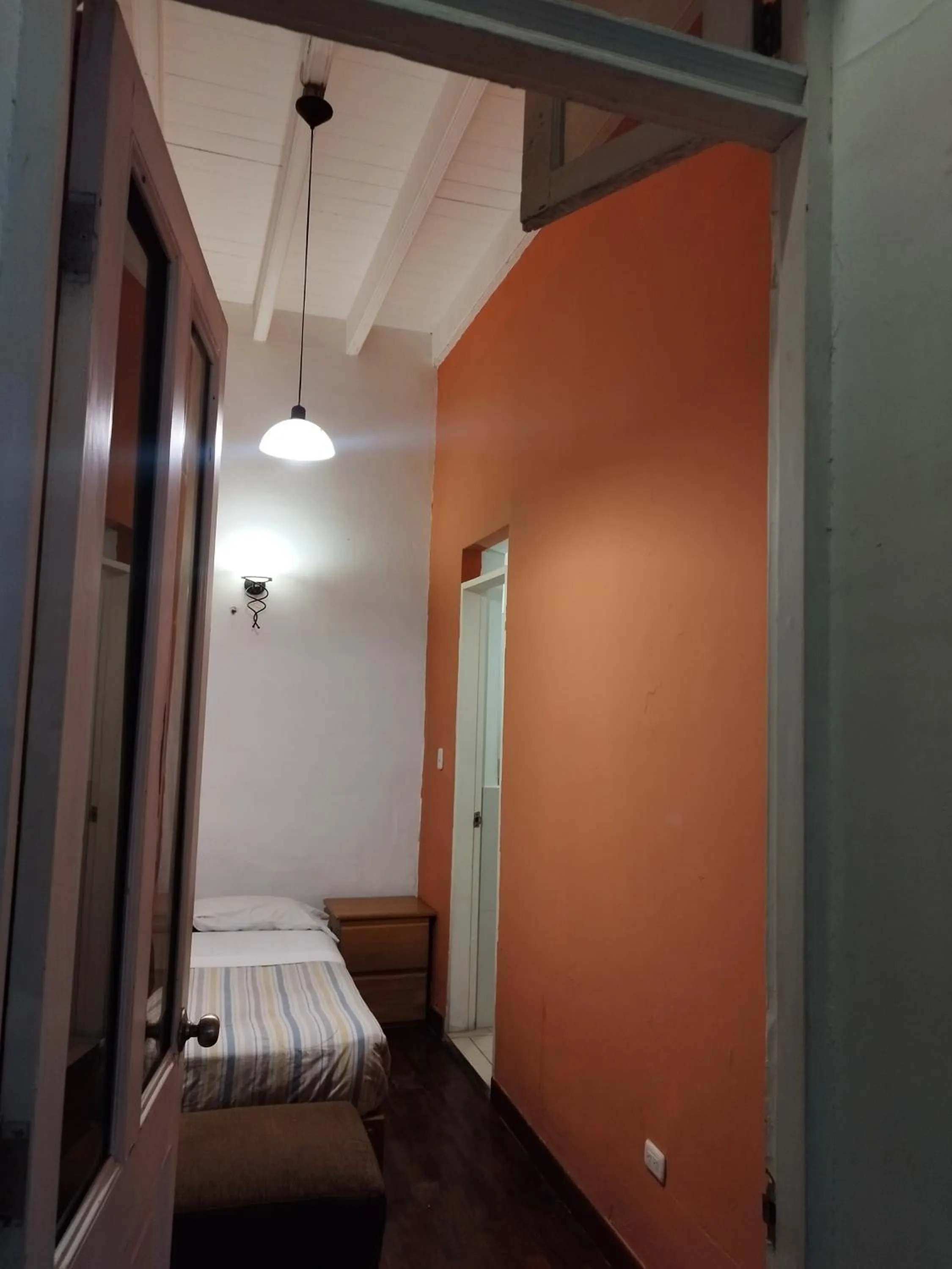 Bed in Hospedaje A Verde