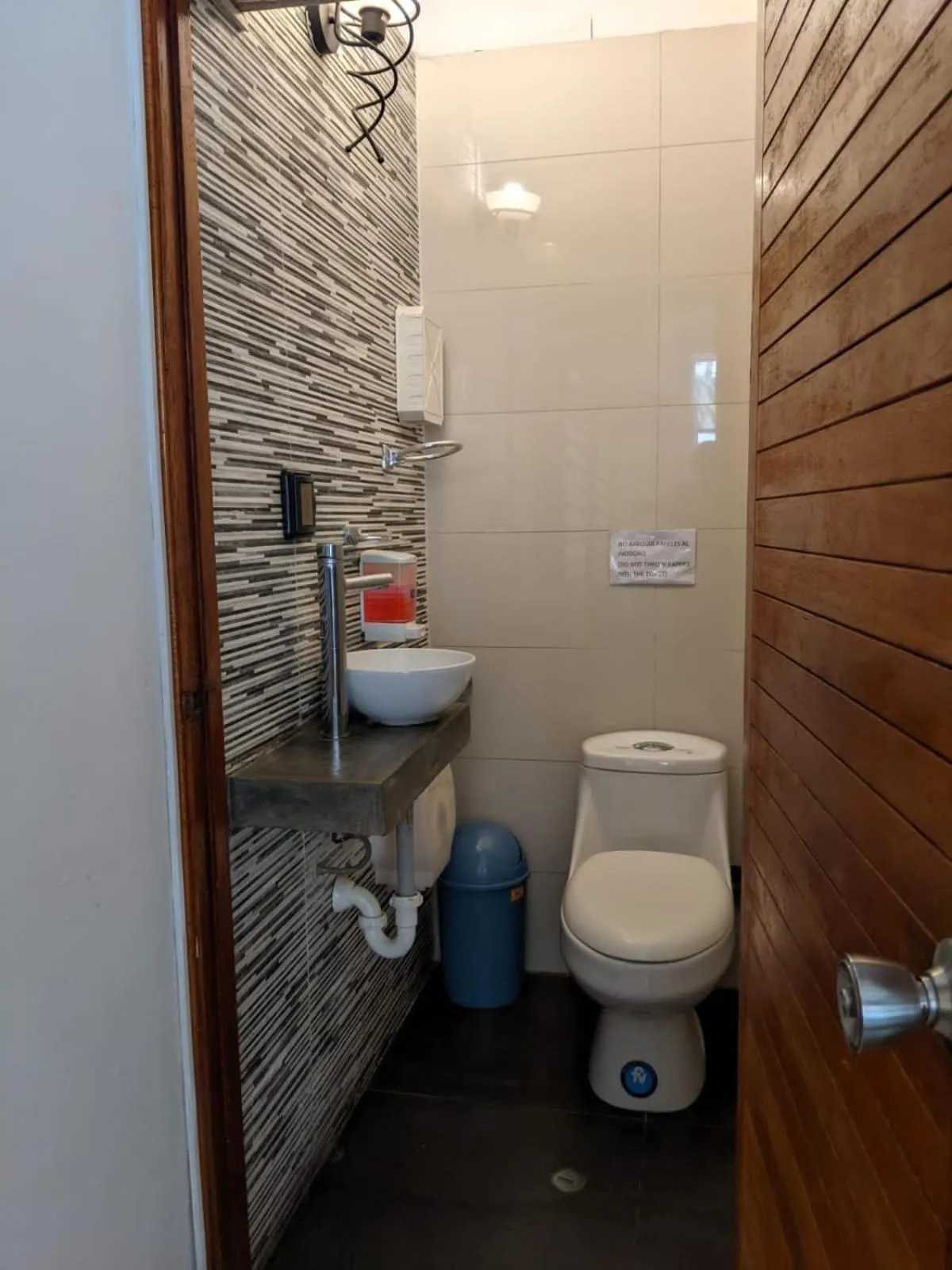 Bathroom in Hospedaje A Verde