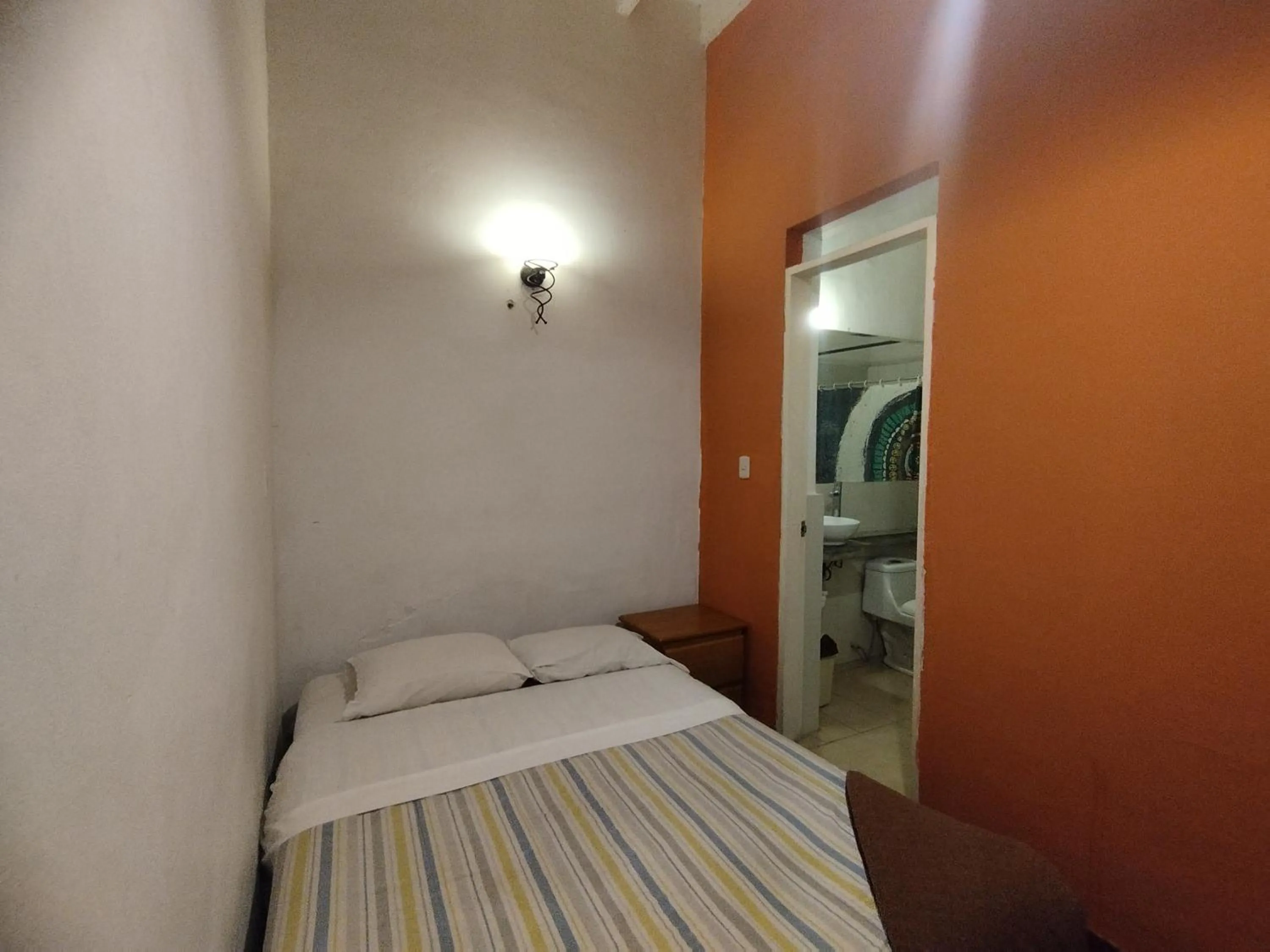 Bed in Hospedaje A Verde