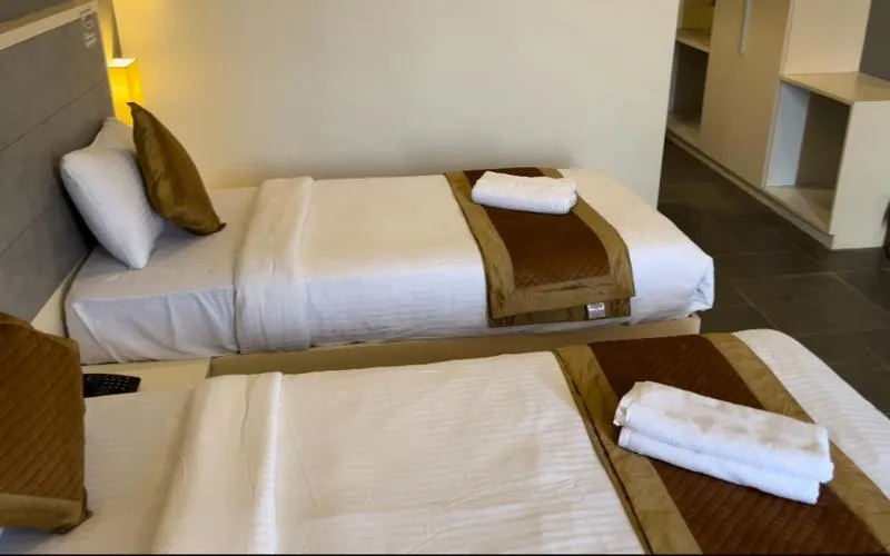 Bed in Hotel Dwarawata