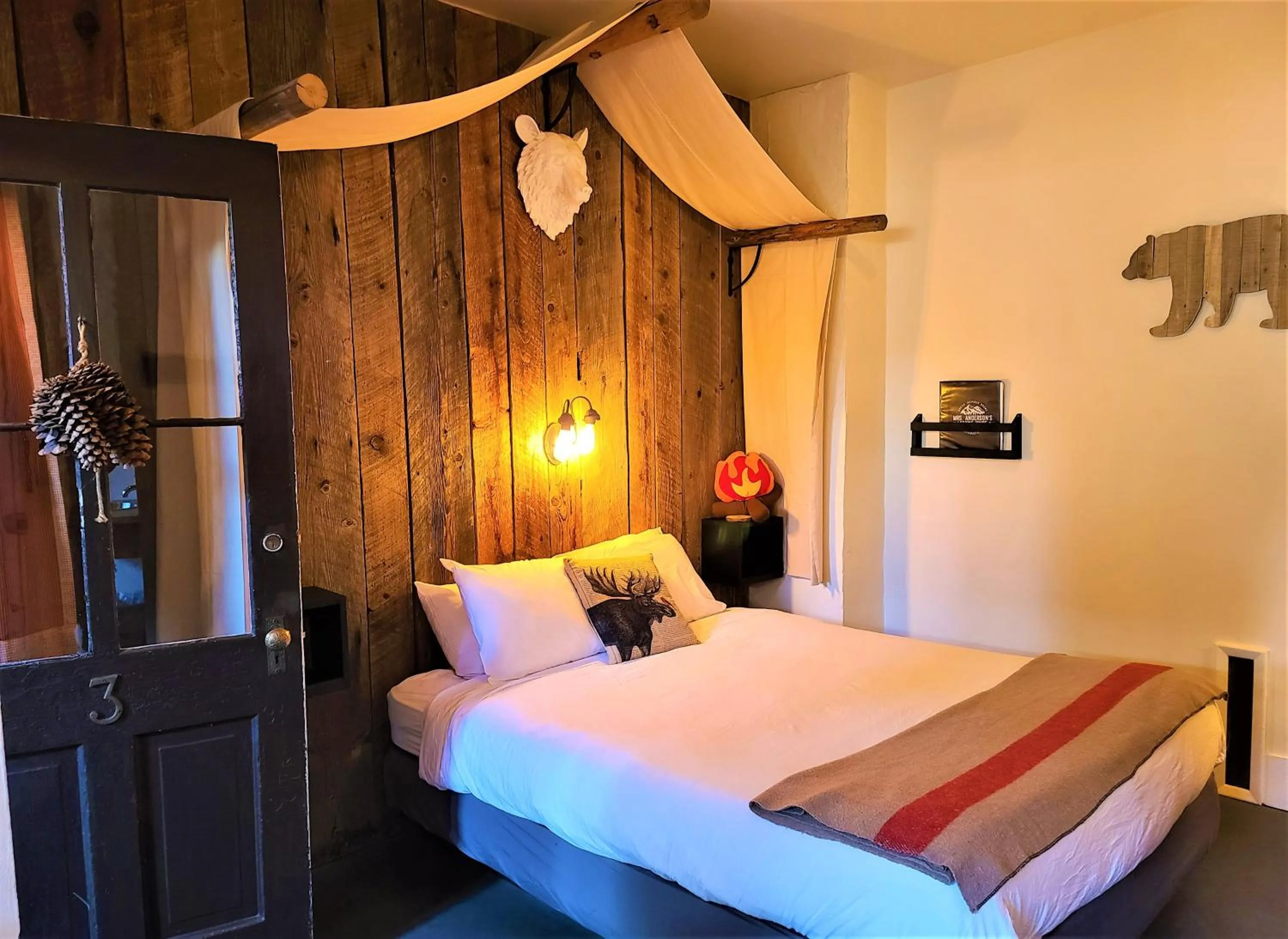 Bed in Mrs. Anderson's Lodging