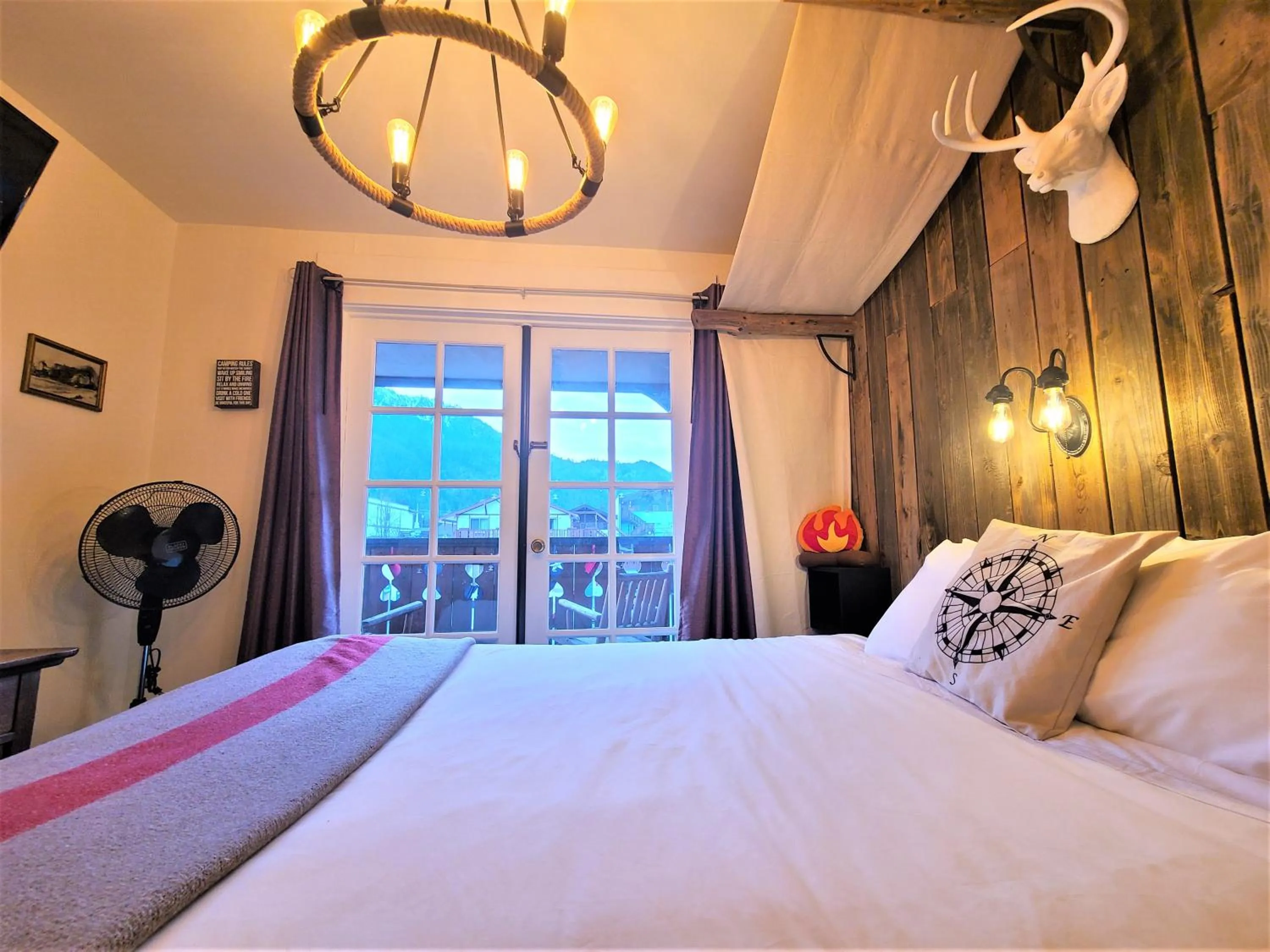 Bed in Mrs. Anderson's Lodging