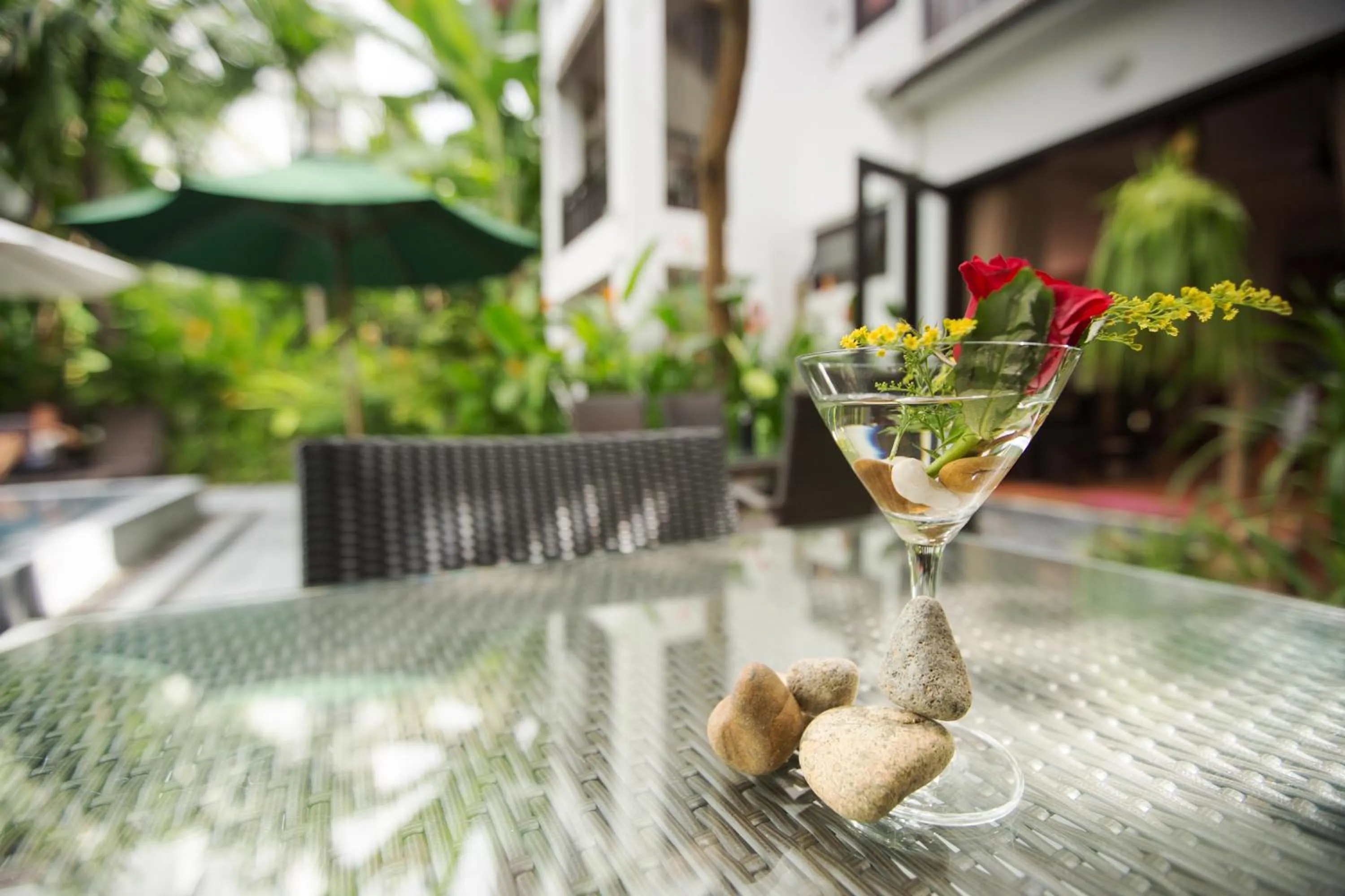 Decorative detail in East West Villa